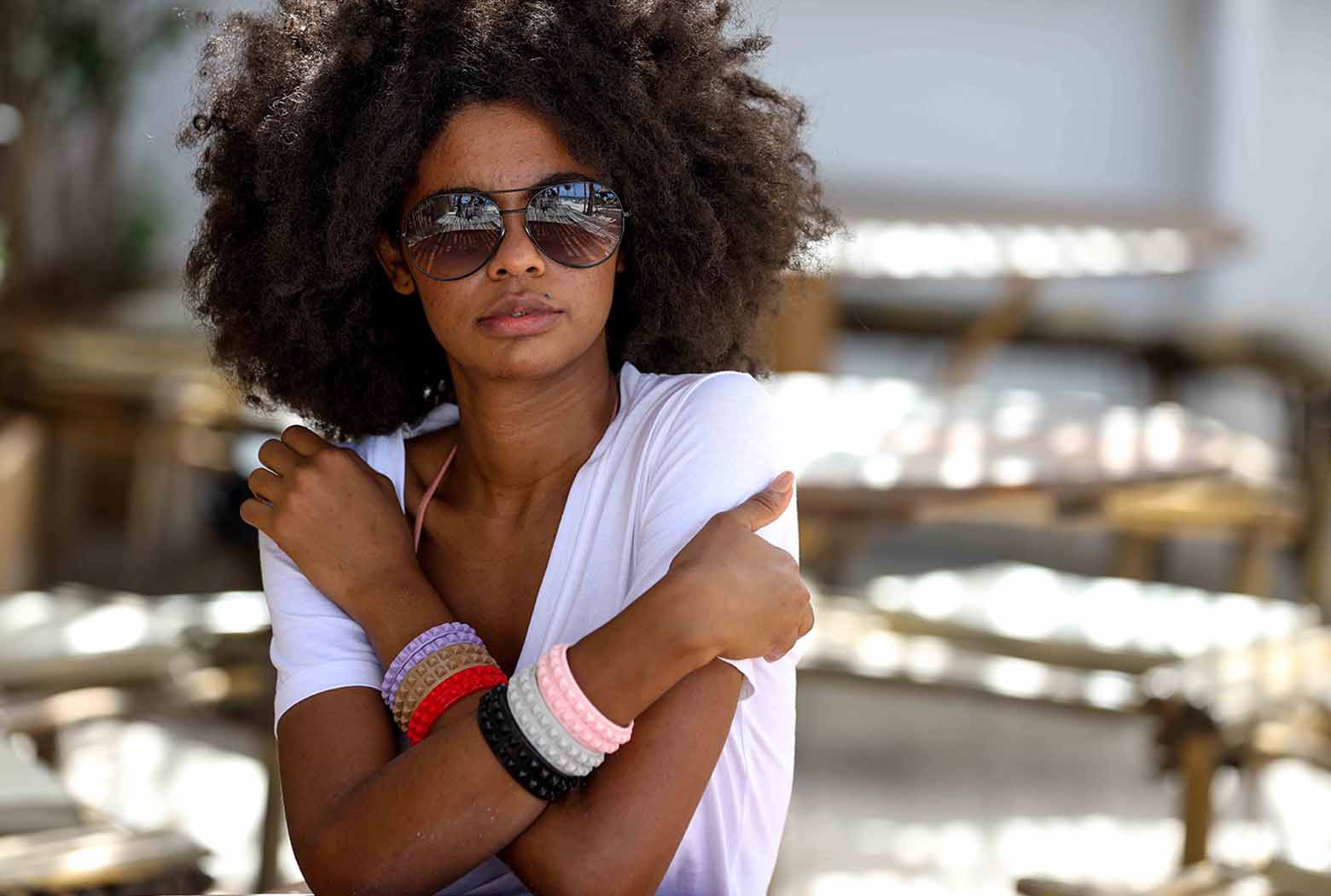 Carmensol Jelly Bracelets, Trendy studded Bracelets, Jelly 90s Bangles bracelet