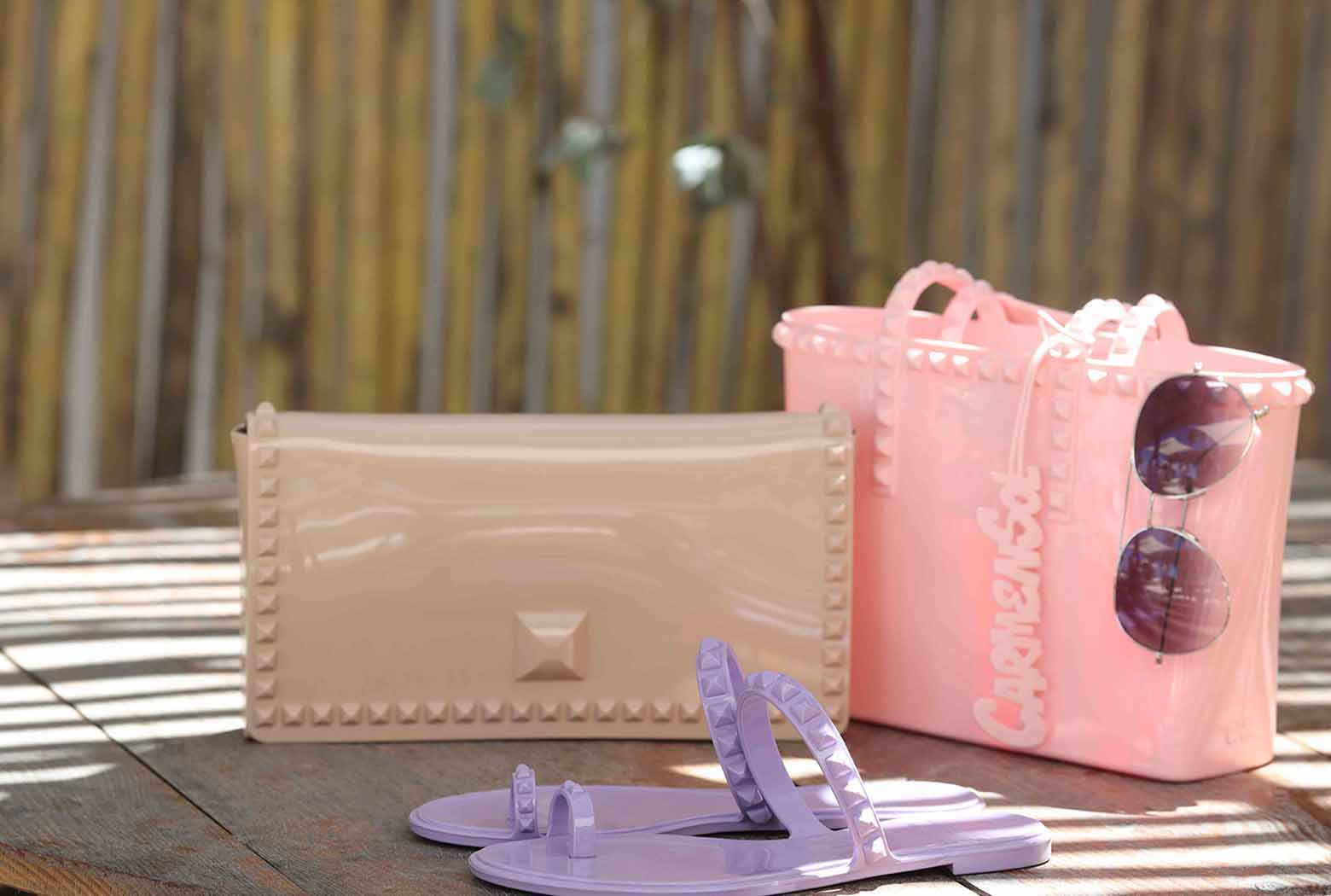 Carmensol Summer Beach Jelly Bags, Jelly Sandals, Jelly Purses