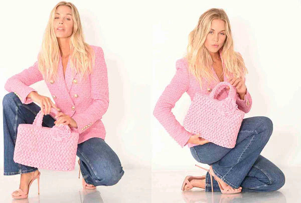 Italian Raffia Mini Tote with Flower – The Must-Have Summer Bag for 2026