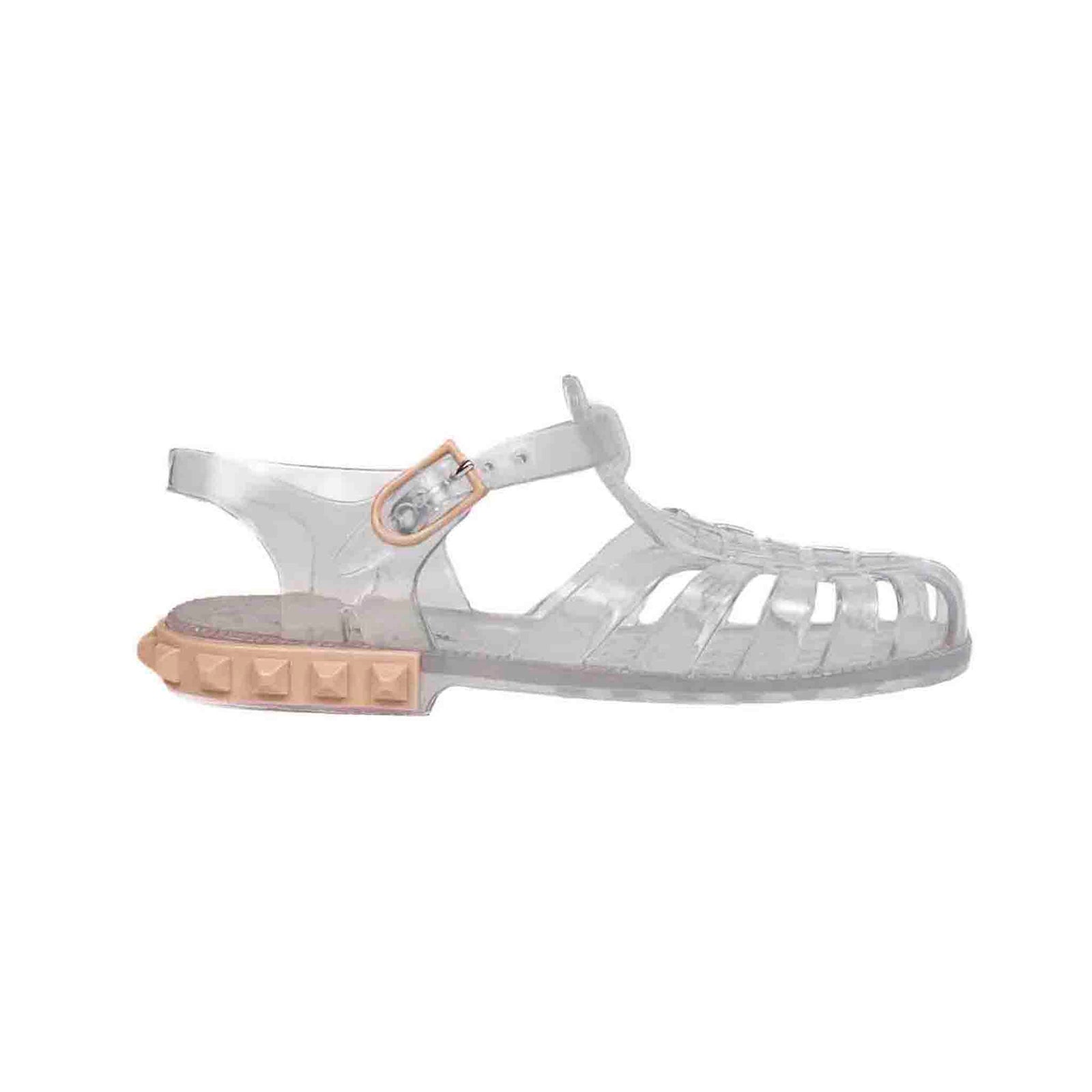 Blush in color Tommy vibrant kids jelly sandals! These cute and comfy jelly sandals for girls will have them ready for any warm-weather activity.
