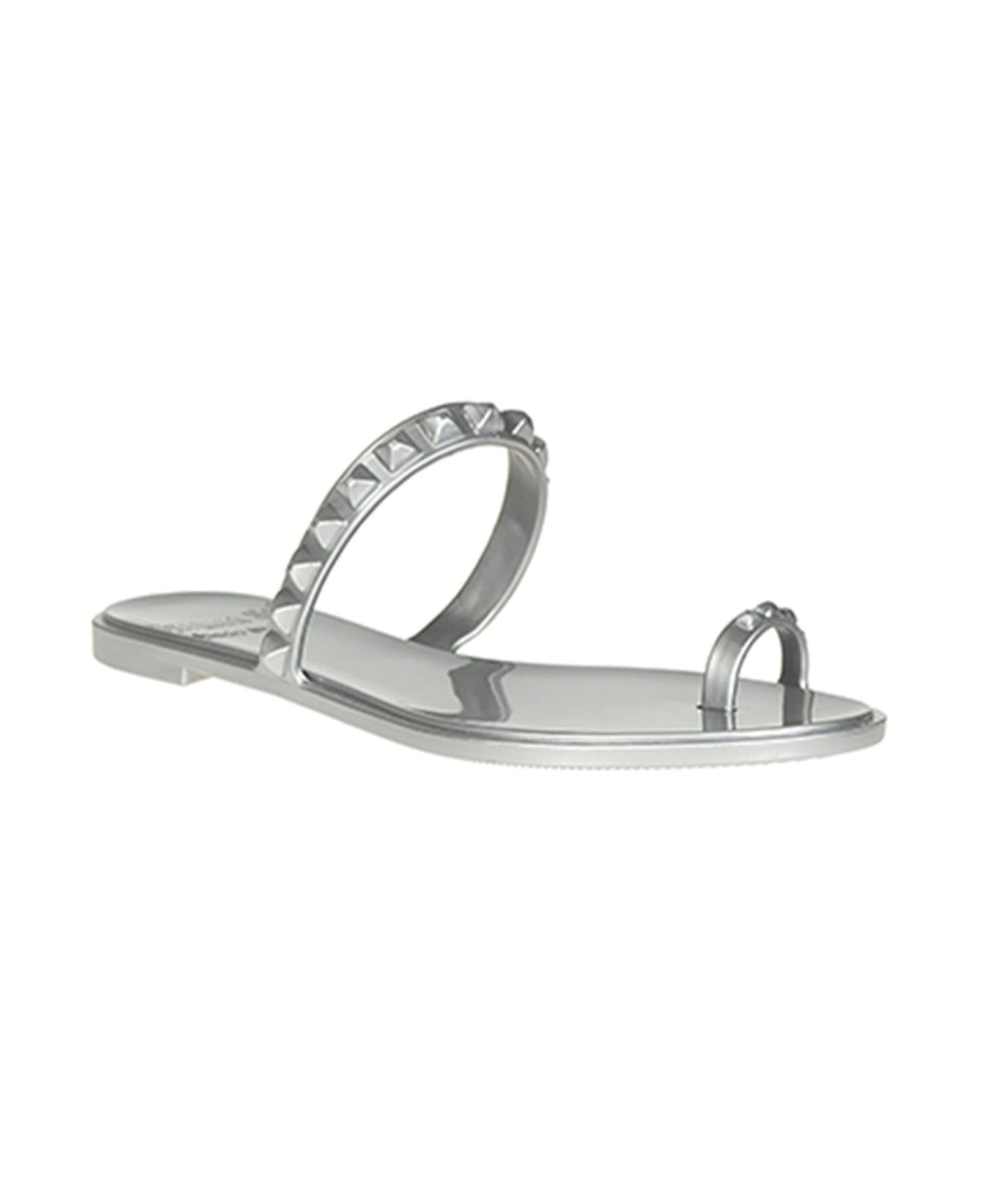 Maria Flat Jelly Sandals - Metallic Jelly