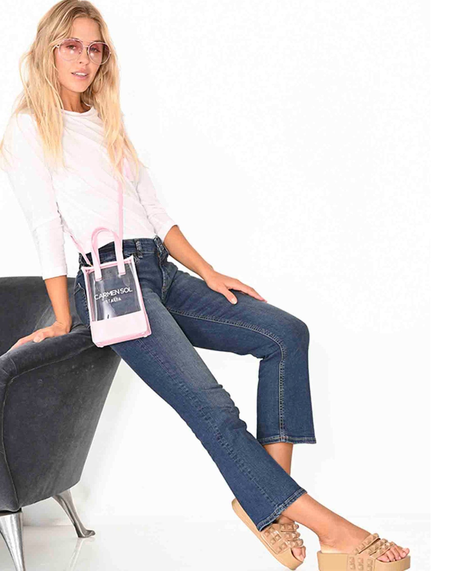 Carmen Platform Slides Sandals