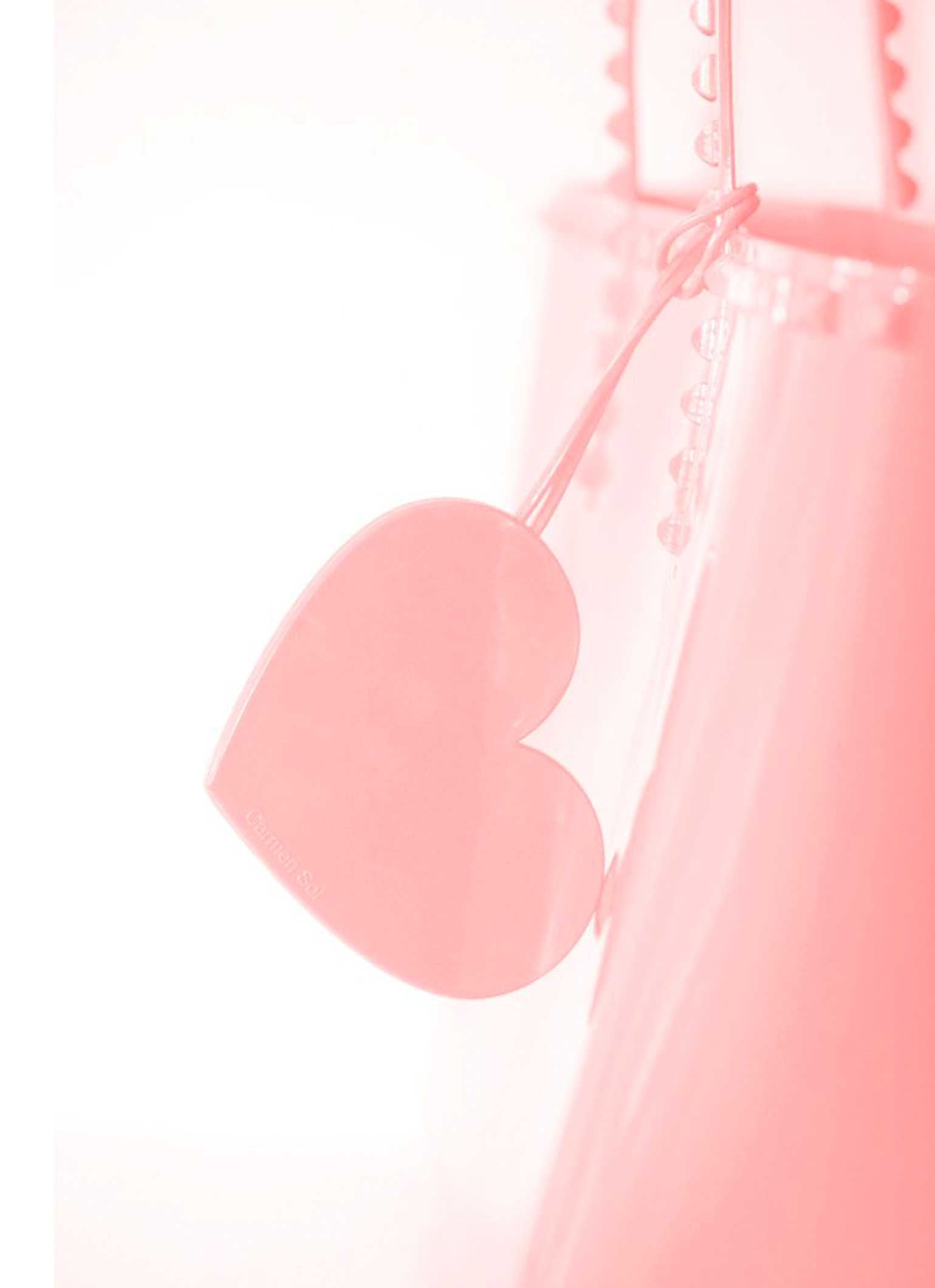 Baby pink cute Cuore purse charms from Carmen Sol