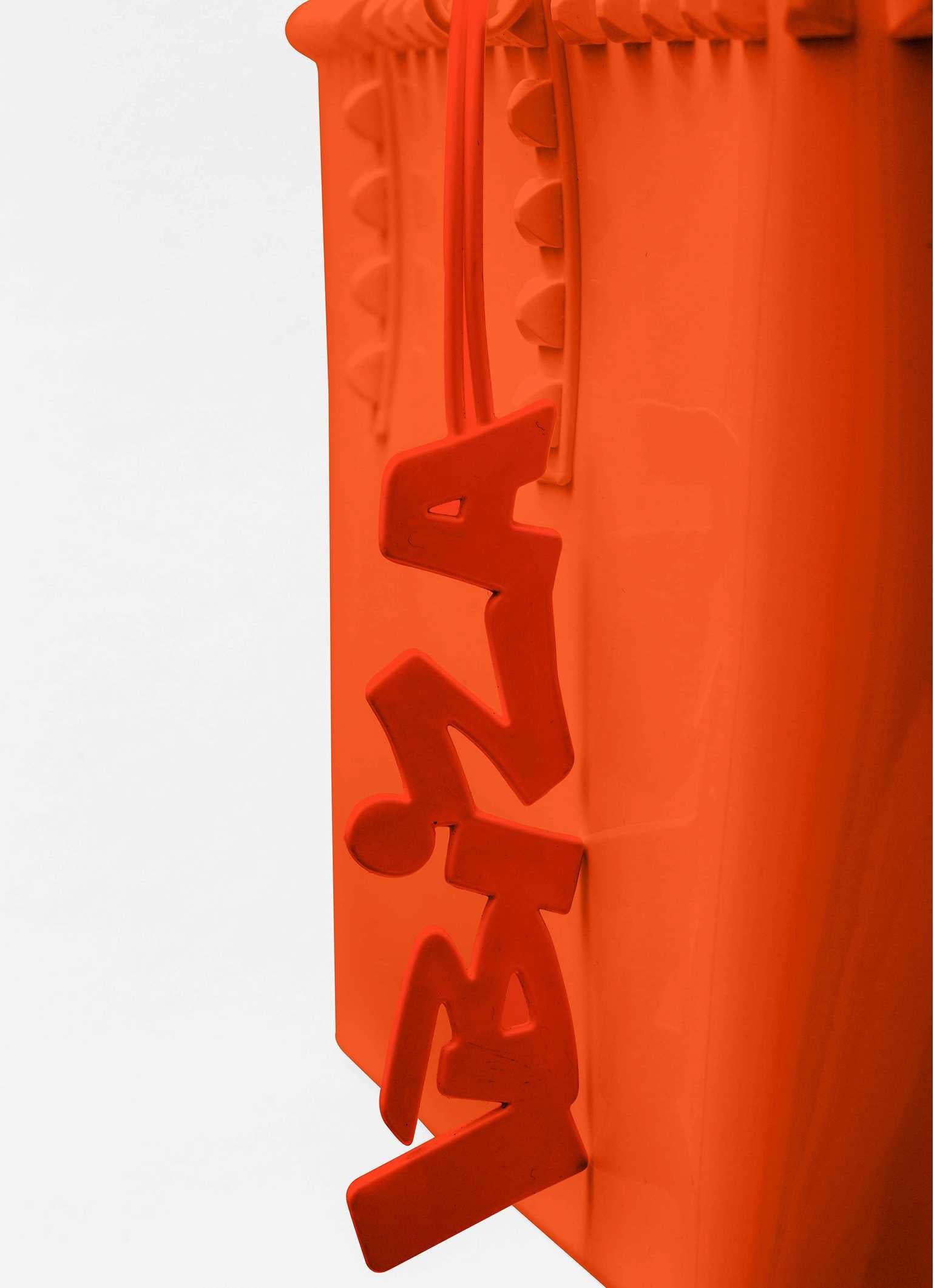 Ibiza orange jelly tote bag charmS on sale from Carmen Sol