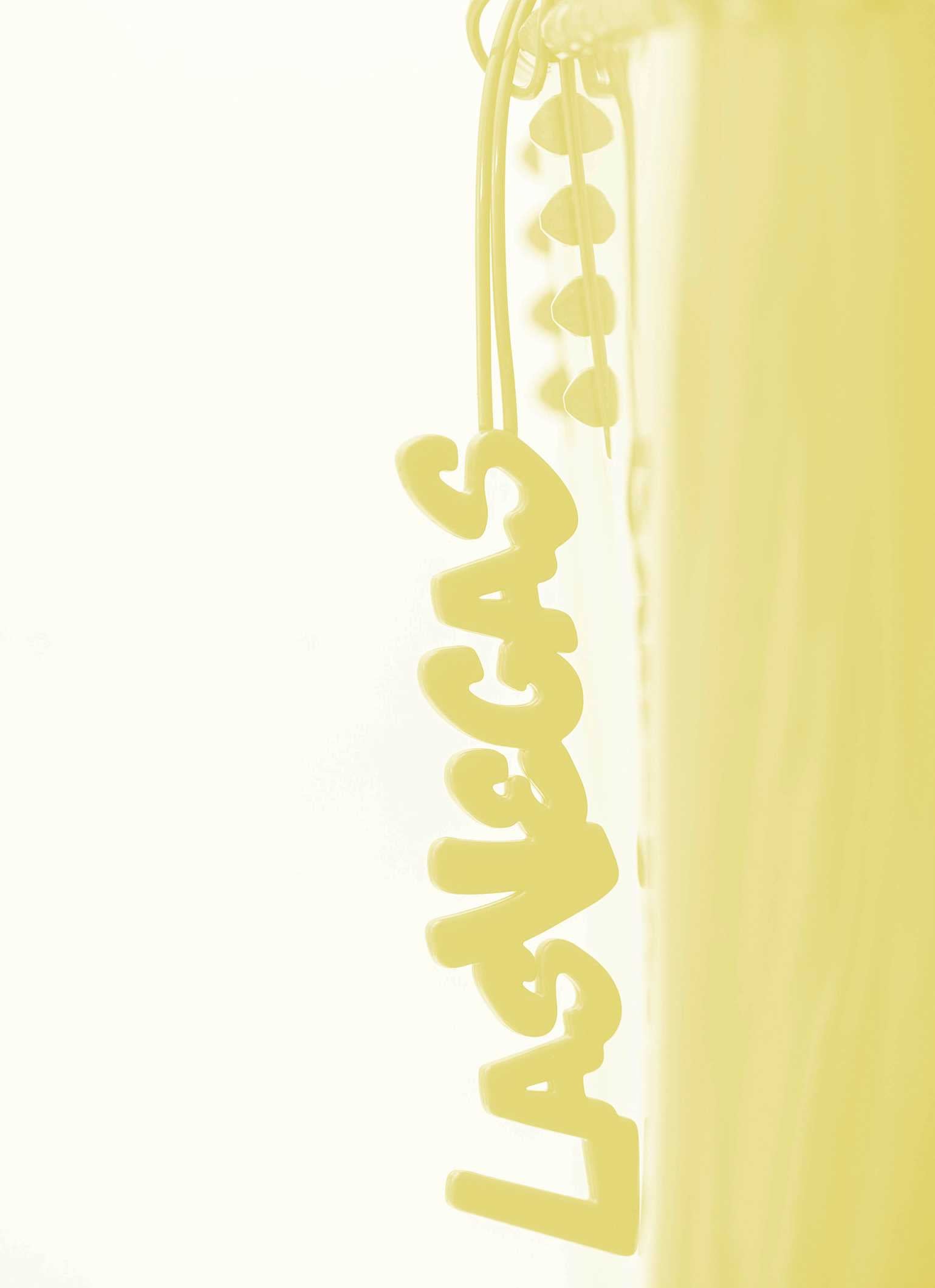 Vegan Carmen Sol Las Vegas jelly bag charms in color baby yellow for all type of bags