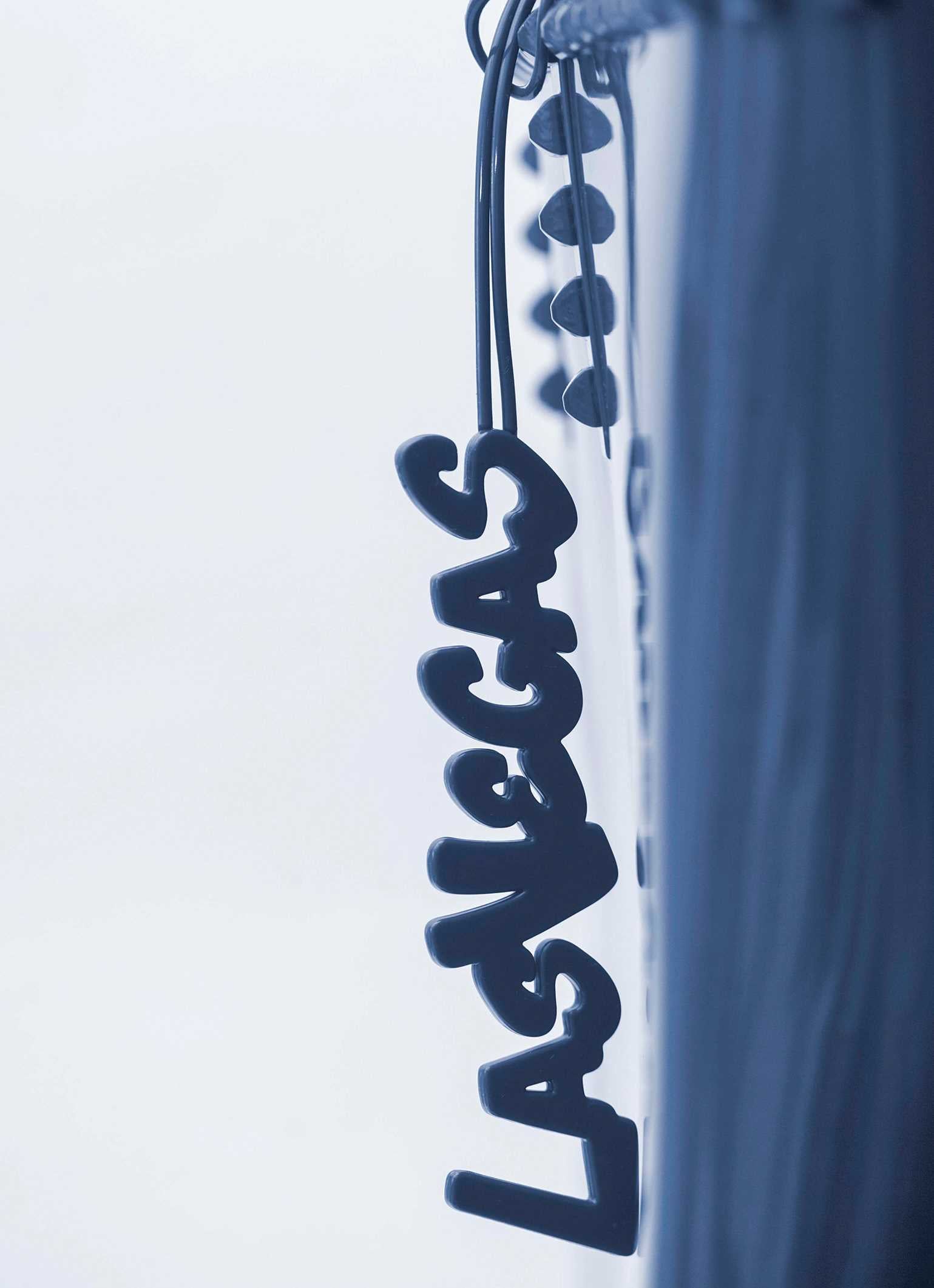 Carmen Sol Las Vegas jelly bag charms in color baby blue