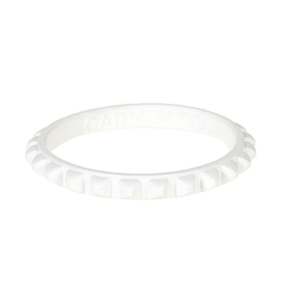 White jelly bracelets 80s