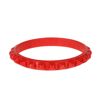 Red Valentine bracelets in material jelly