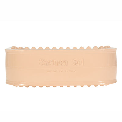 Fico large bag bottom view with logo Carmen Sol