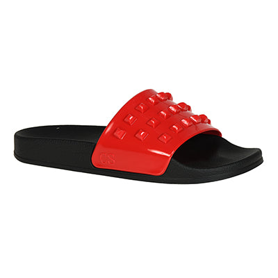Anti slippery Franco red jelly shoes 80s for womens