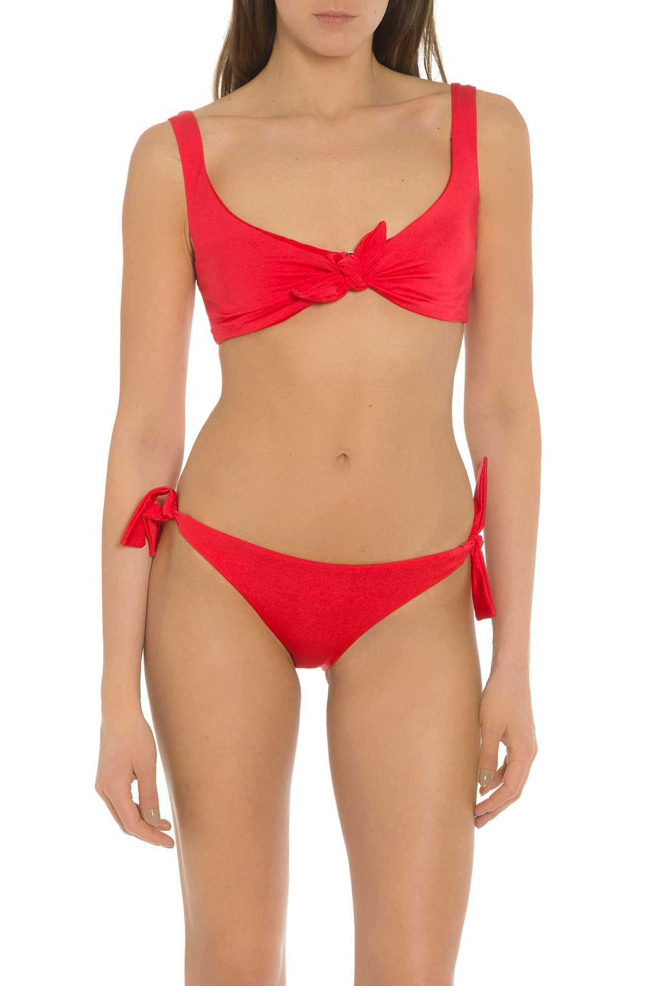 Red Bathing Suit Top Made in Italy