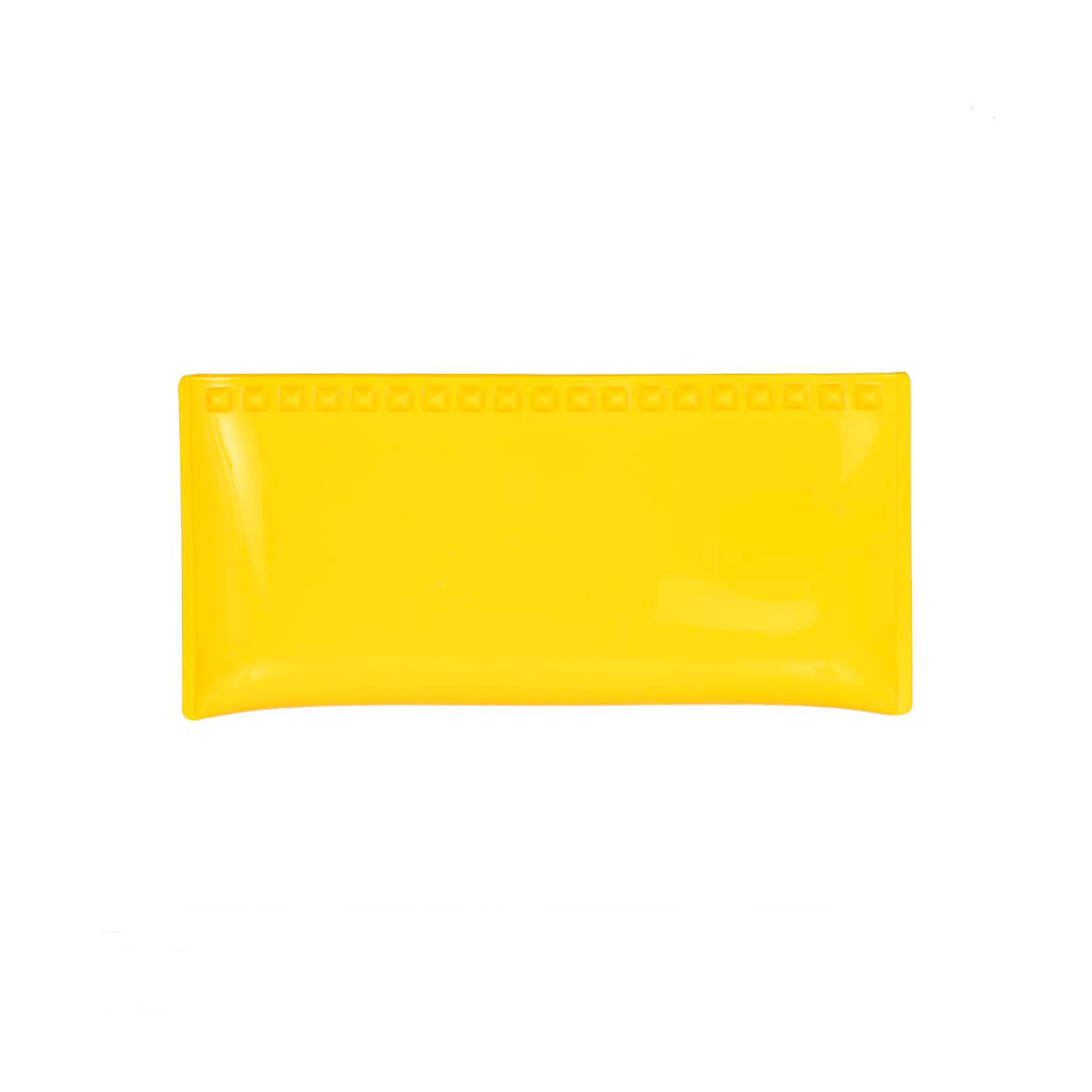 Studded yellow Julian rubber purse from Carmen Sol