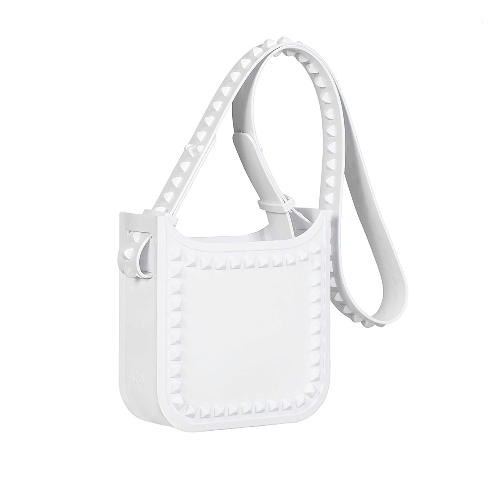 White studded Carmen Sol Lisa purse