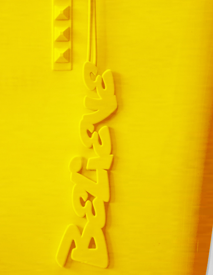 Believe Charm & Keychain - Clearance Colors