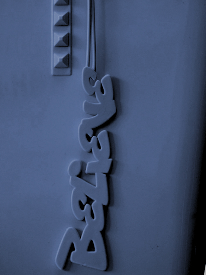 Believe Charm & Keychain - Clearance Colors