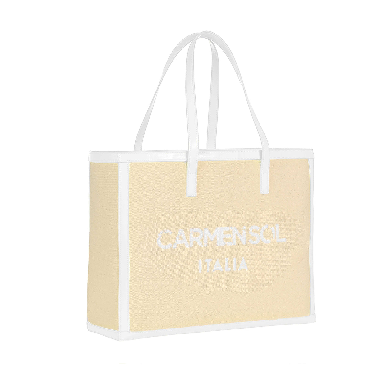 White Carmen Sol large womens tote bags perfect for any outfit