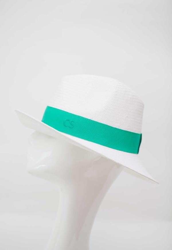 Carmen Sol packable sun hat in color green