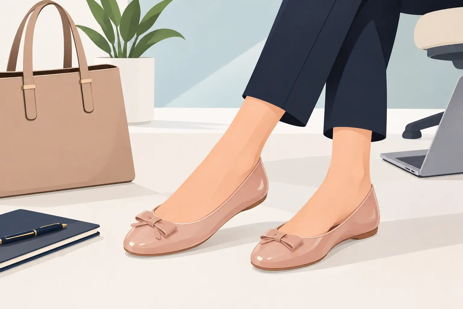 Jelly Flats for Work That Look Polished