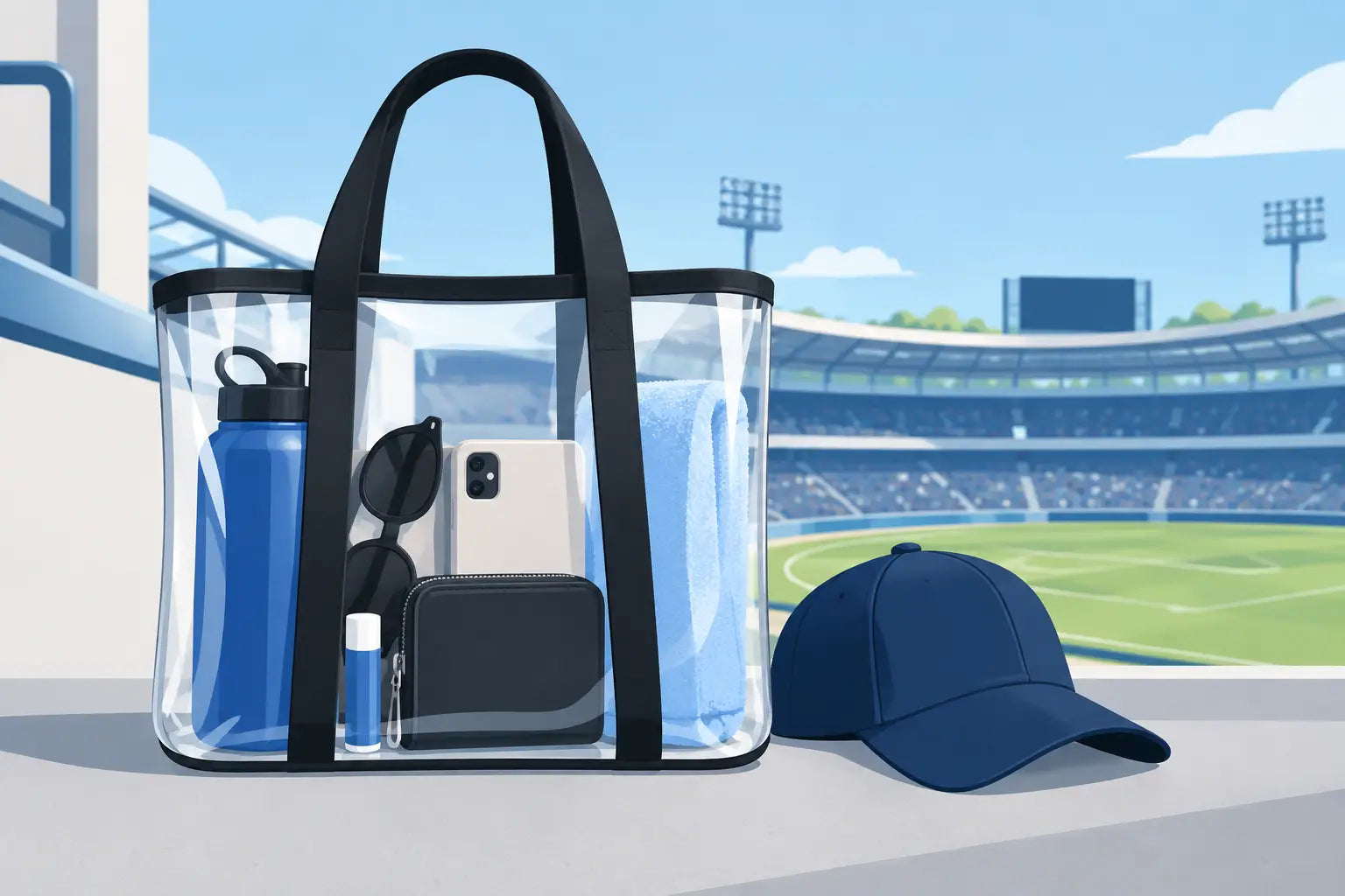 Clear Stadium Bag Approved: What to Pack