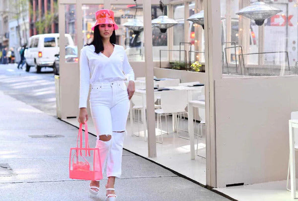 Carry Courage in Color: Carmen Sol’s Pink October Collection of Jelly Bags and Totes