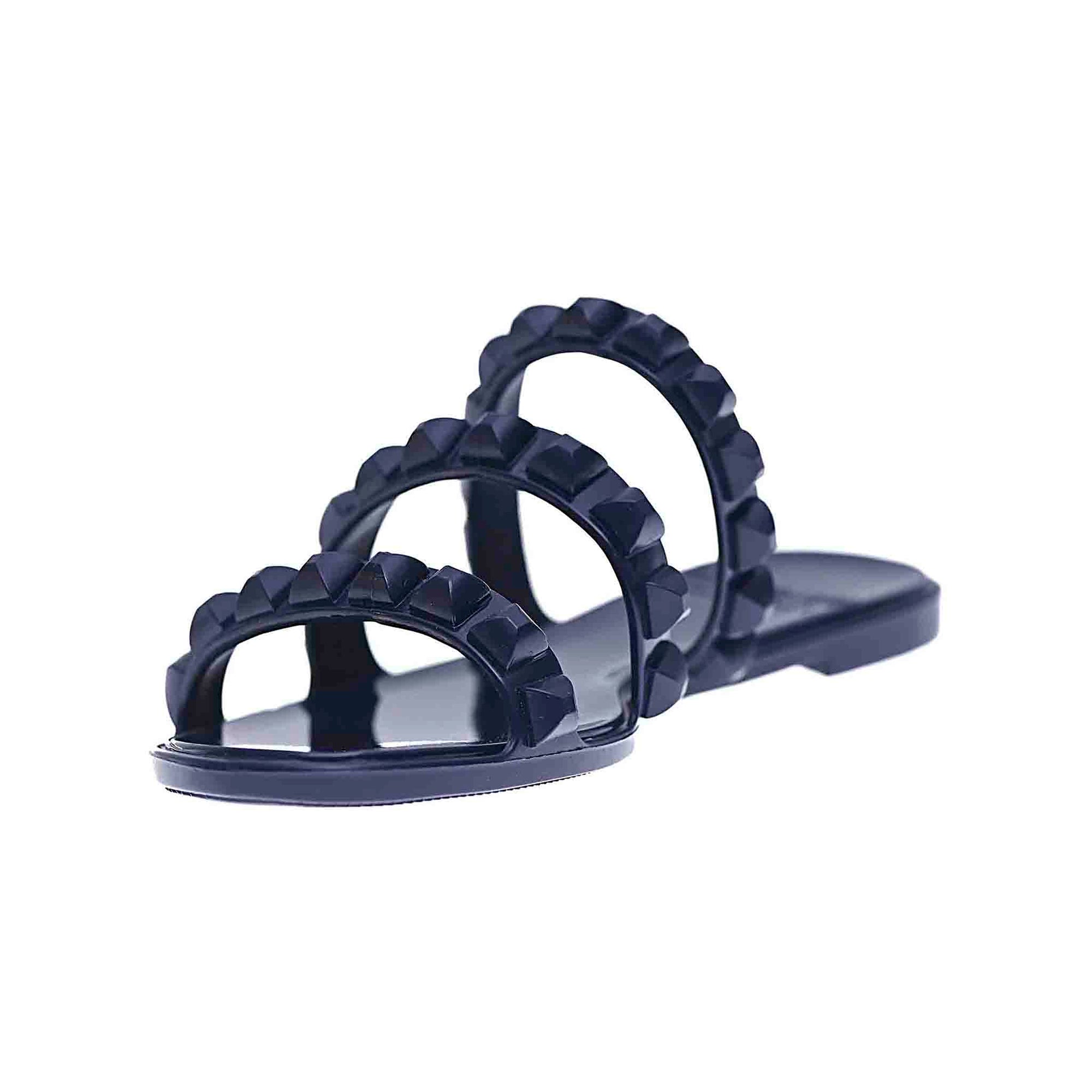 Maria 3 Strap Flat Jelly Sandals