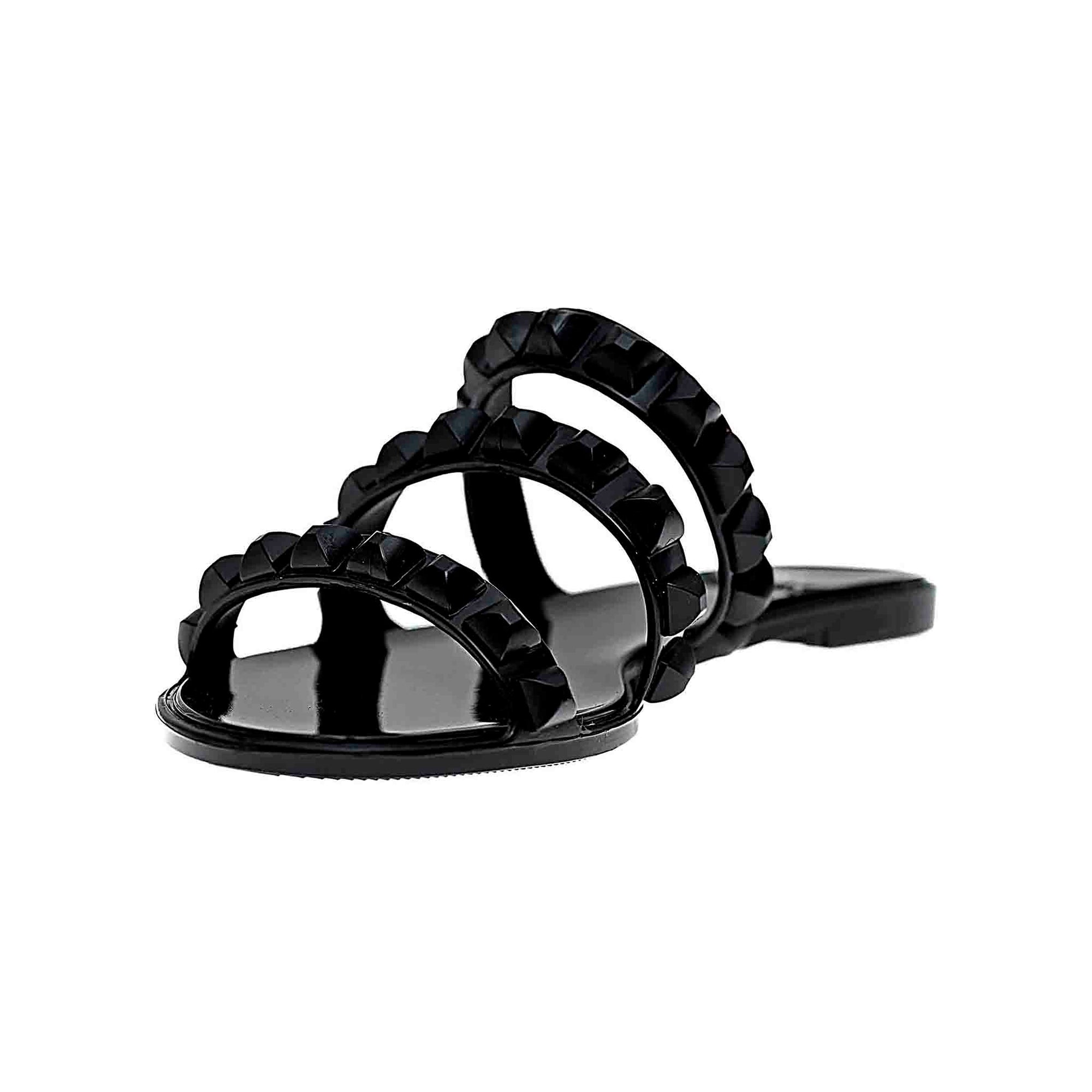 Maria 3 Strap Flat Jelly Sandals