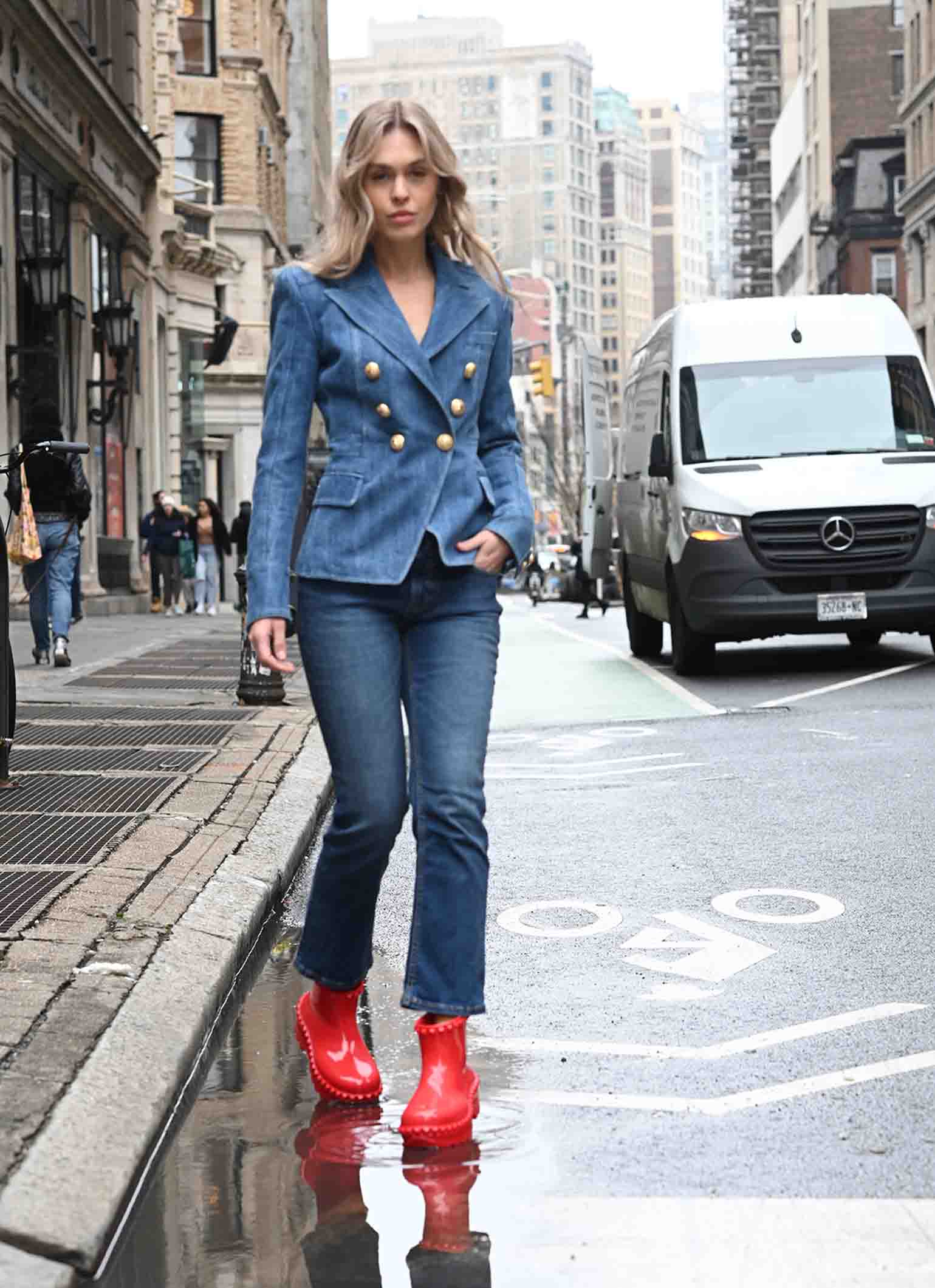 Graziano Jelly Studded Boots on SALE