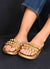 Gold Jelly platform sandals, slide sandals made in Italy, Eco-conscious dust bag  from Carmen Sol