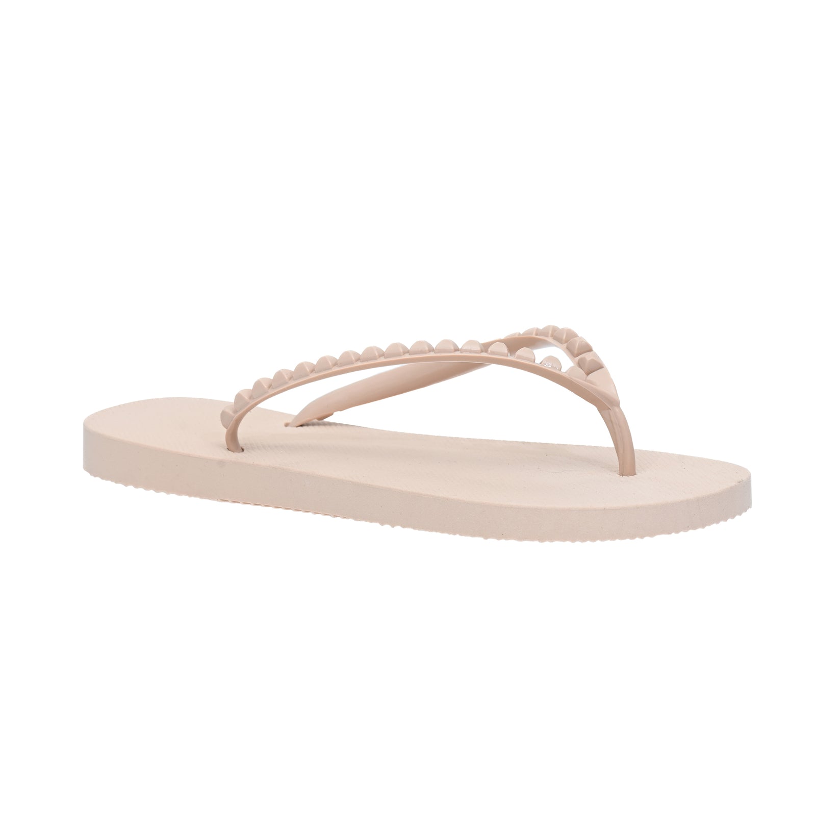 Comfortable blush jelly sandals with an eco-friendly design, perfect for beach and casual wear.