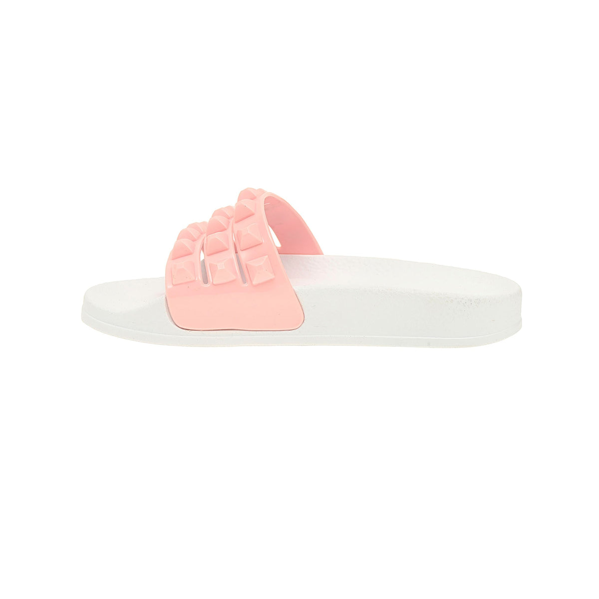 Baby pink kids jelly sandals, attractive white toddler sandals, beach slides from minicarmen sol.