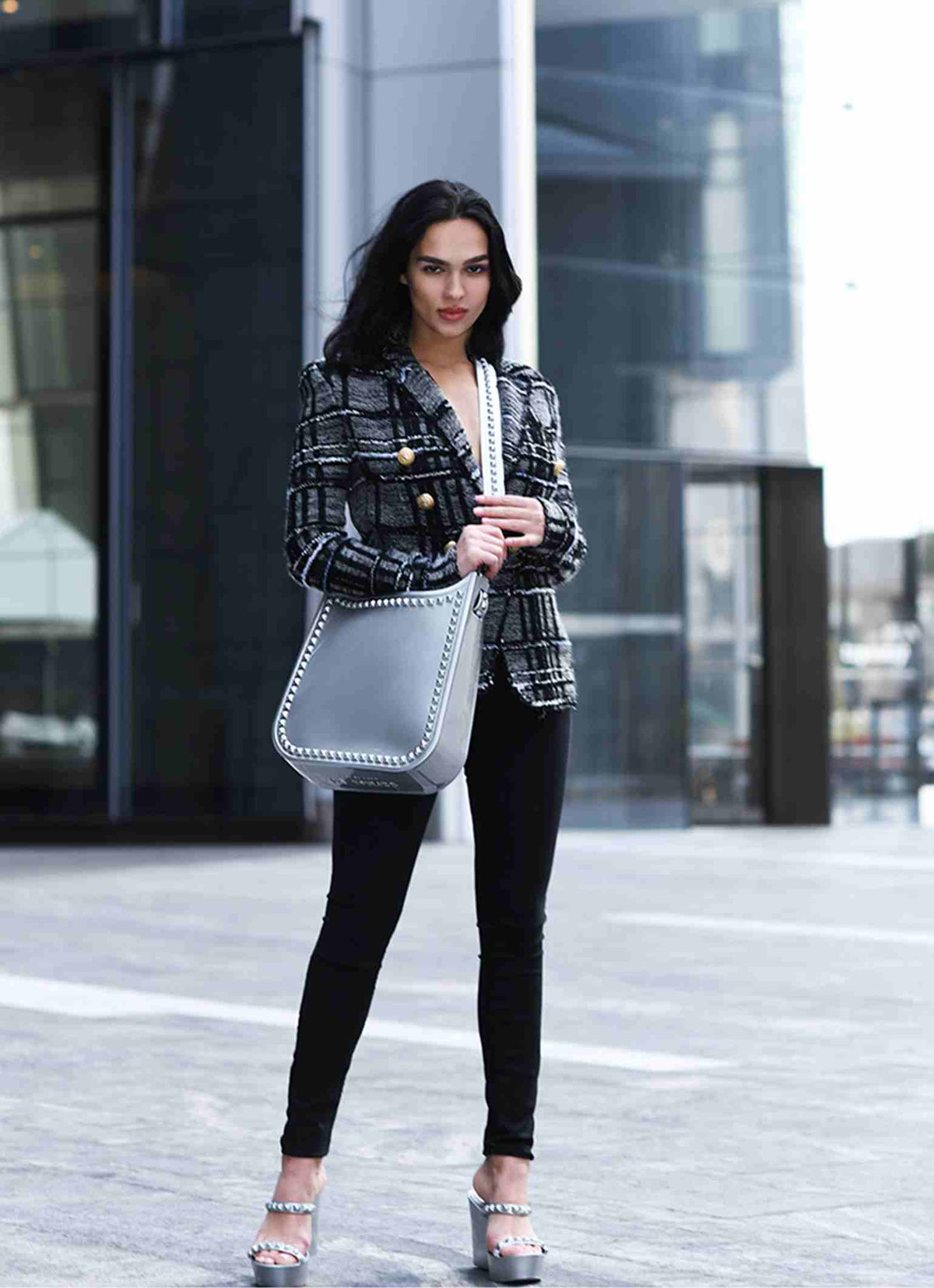 Fico Large Crossbody - Metallic Clearance