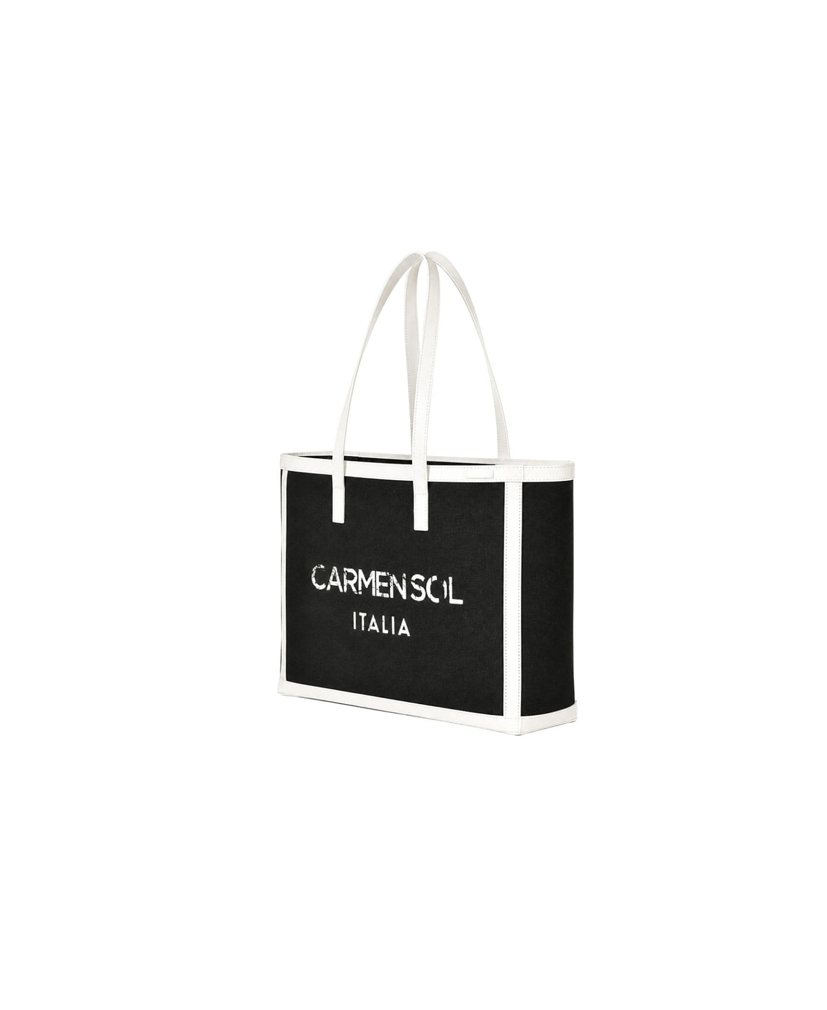 Venezia Black Canvas Mini Tote