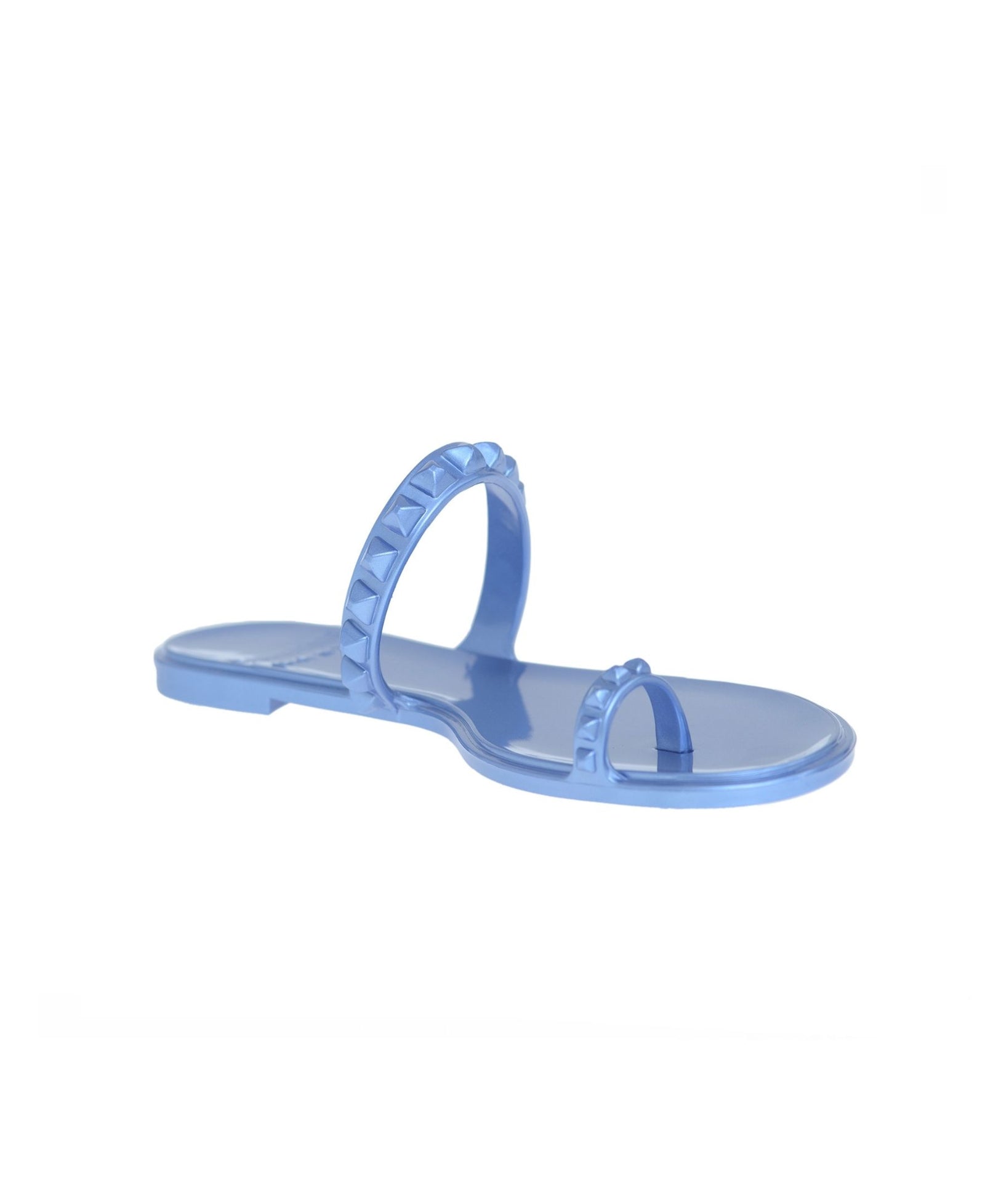 Maria Flat Jelly Sandals - Metallic Jelly