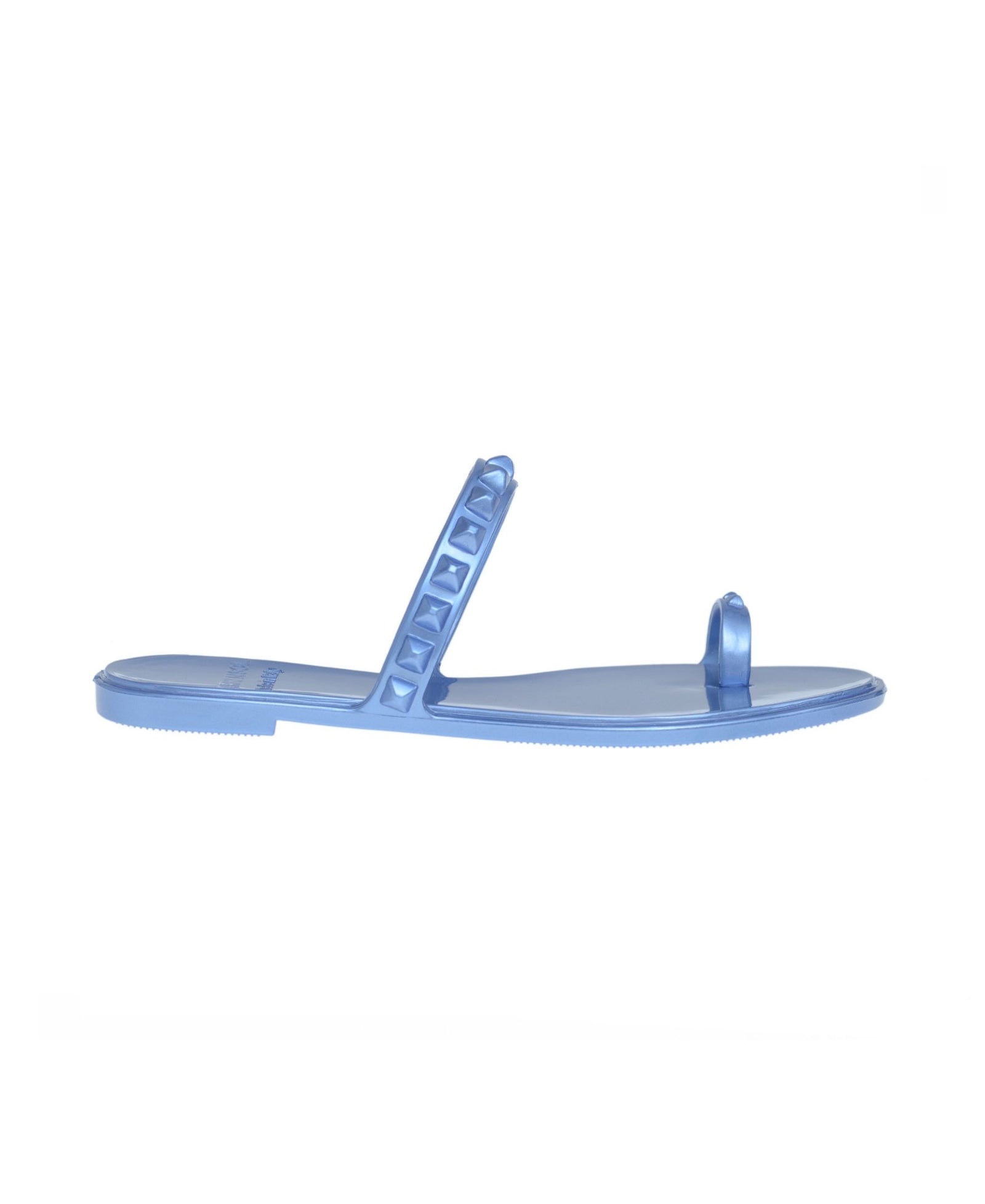 Maria Flat Jelly Sandals - Metallic Jelly