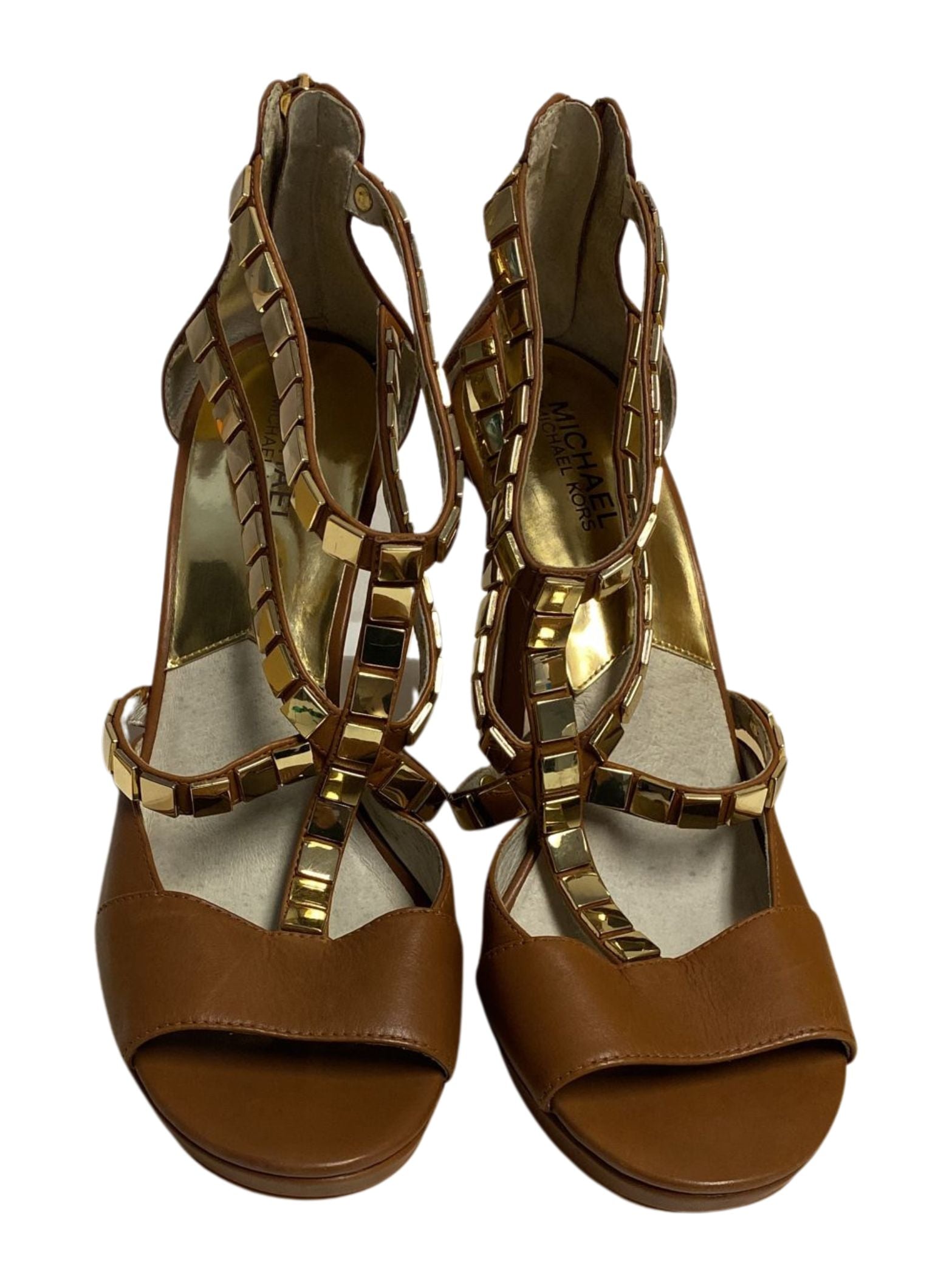 Michael Kors Chantalle Open Toe Shoes Size 10 - Second Chance