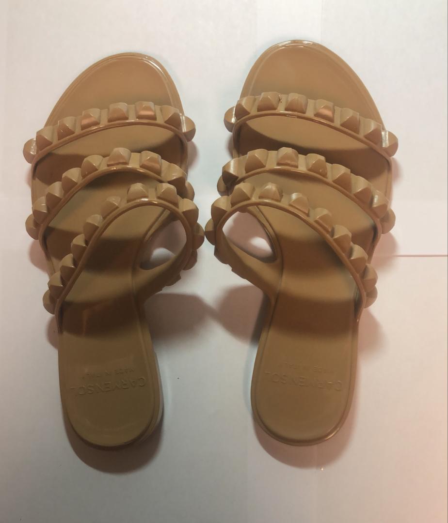 Maria 3 Strap Flat Jelly Sandals - Second Chance