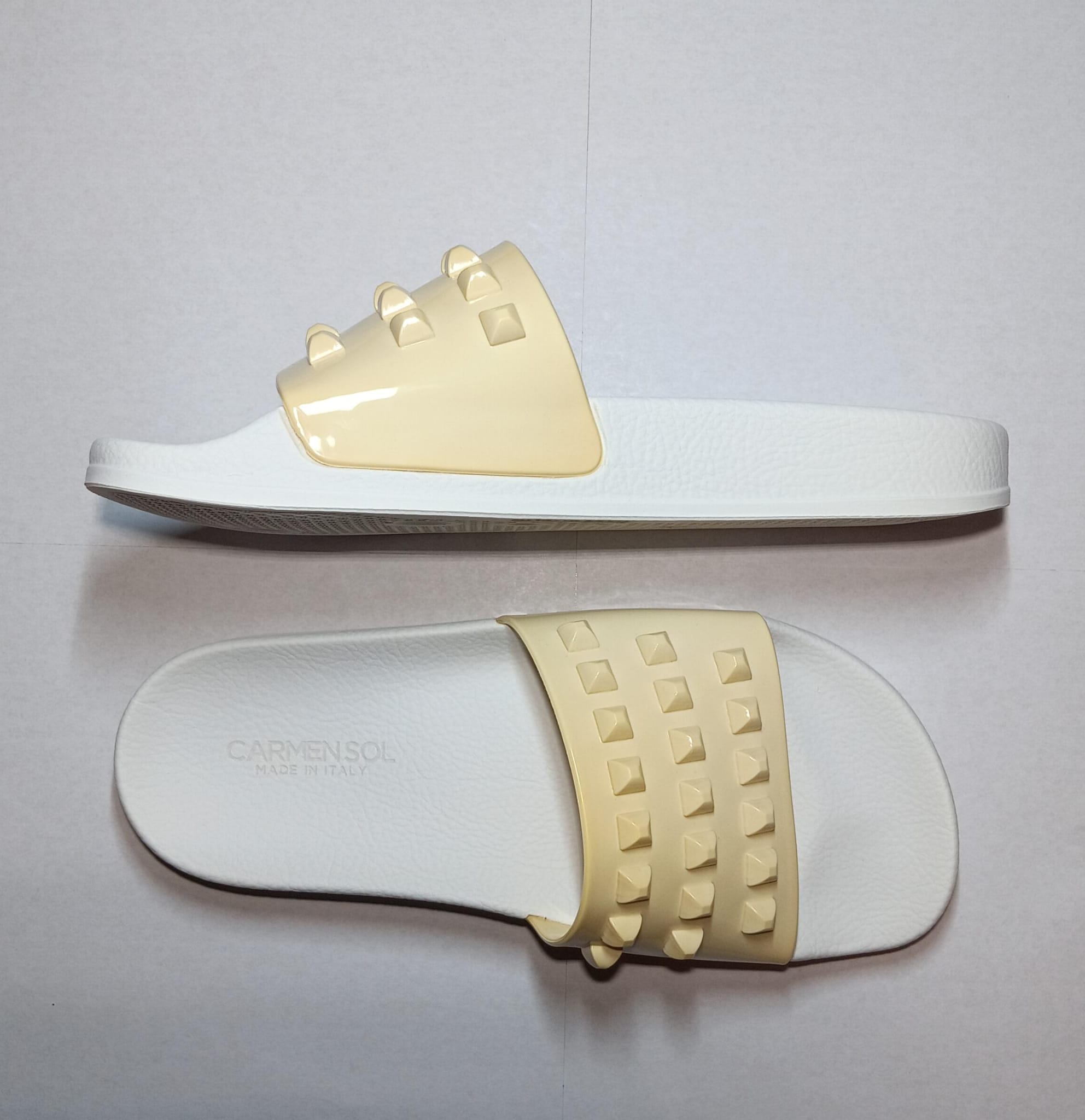 Buy Franco White Slides, jelly sandals women, platform flip flops