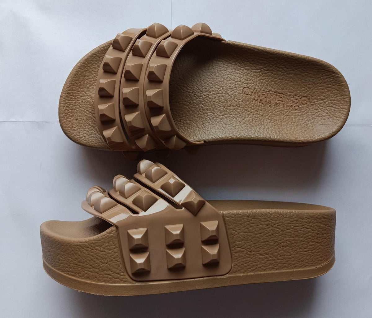 Carmen Platform Slide Sandals - Second Chance