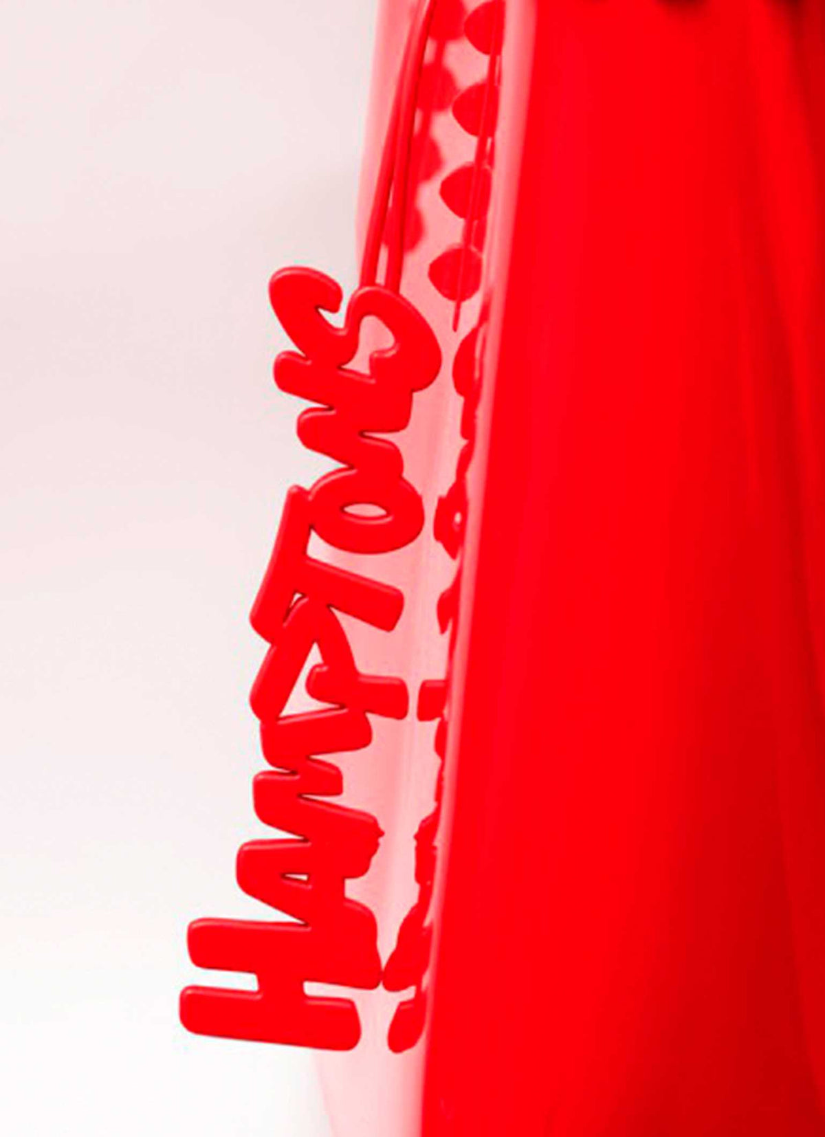Carmen Sol red jelly Charm Bags Hamptons