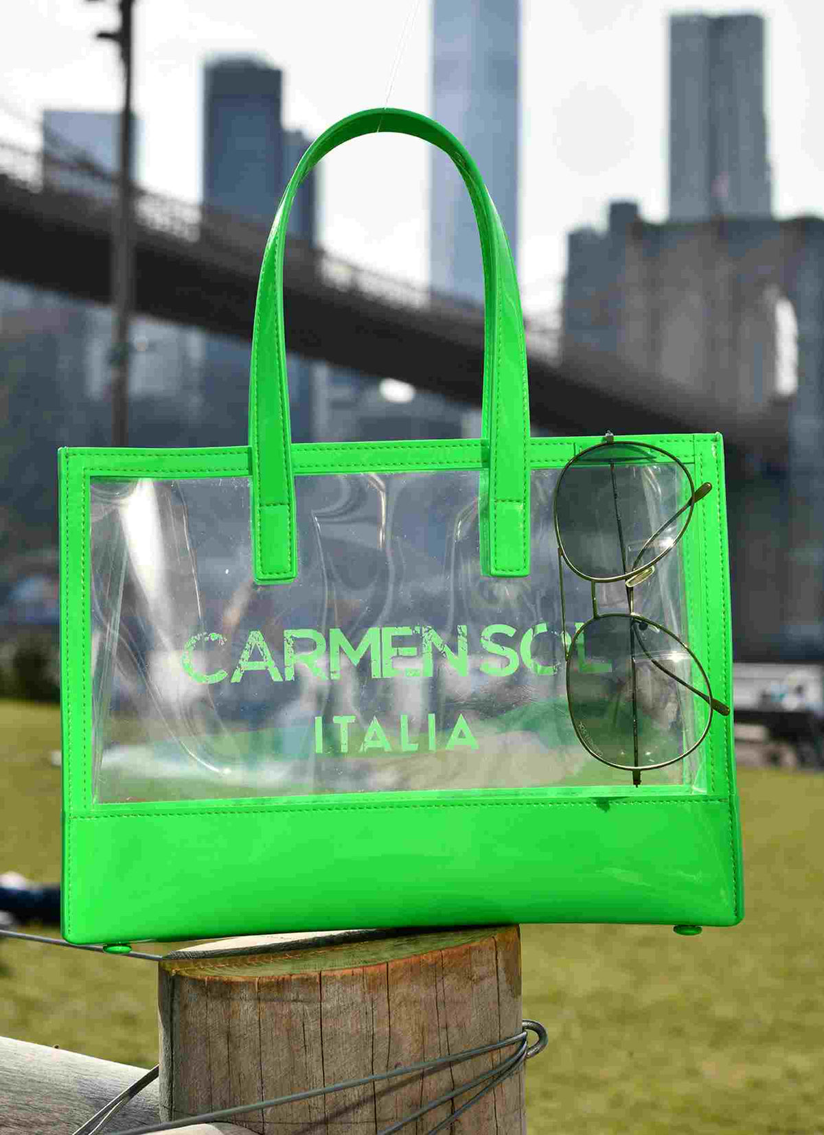 Fluorescent (Neon) Green Leather Satchel - Leilani – A to Z Leather
