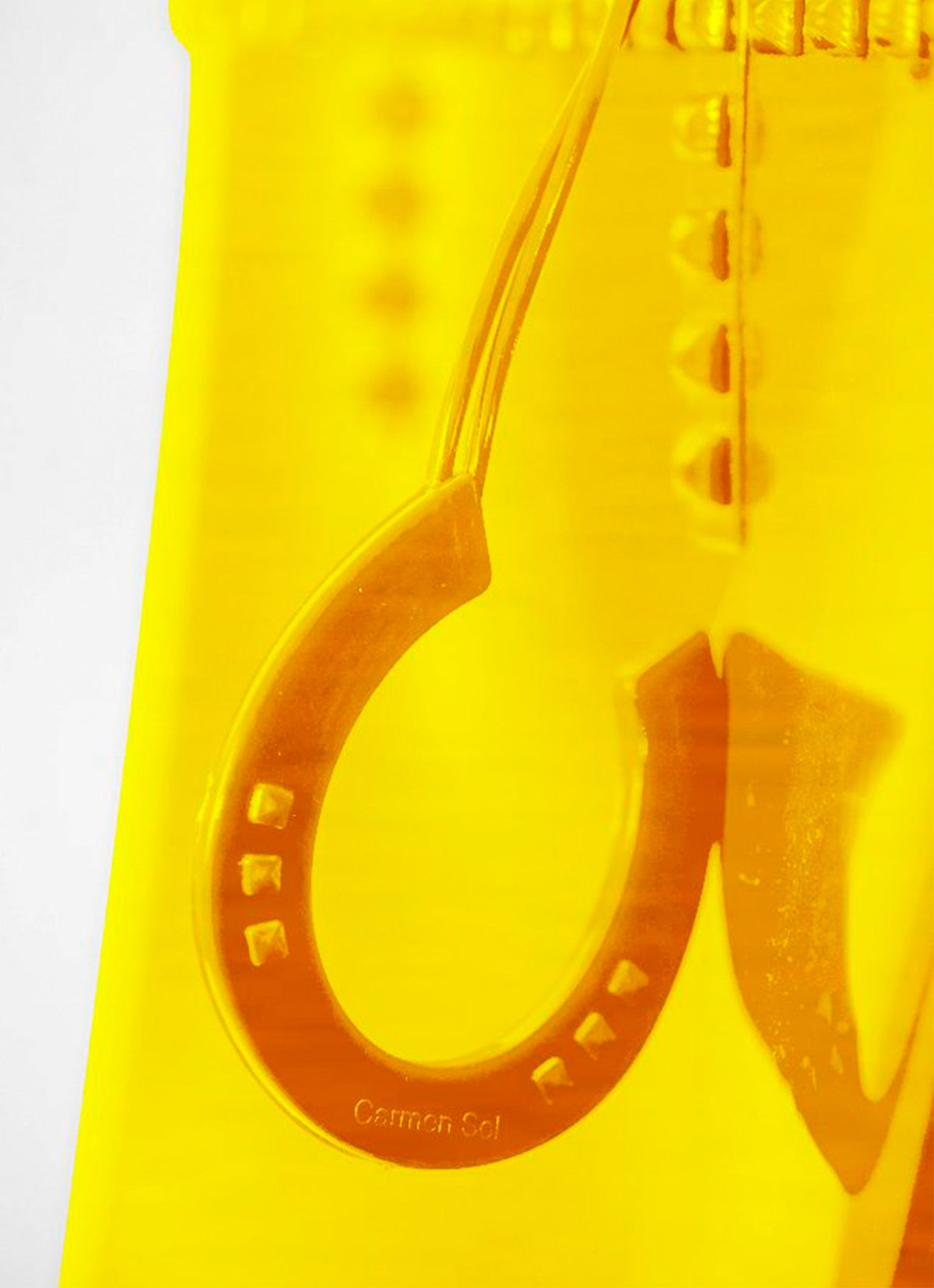 Yellow Carmen Sol Fortuna jelly bag charms for any tote bags on sale