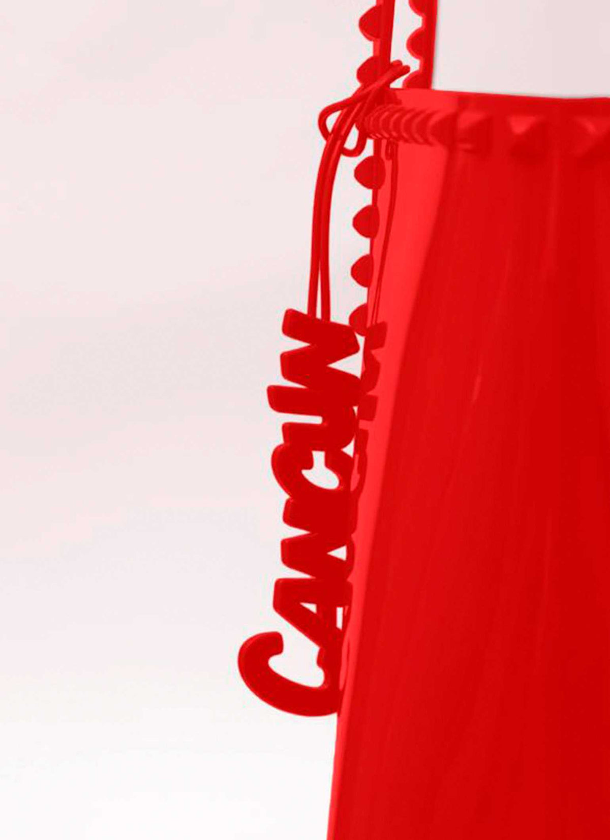 Cancun Carmen Sol jelly charms for purses in color red