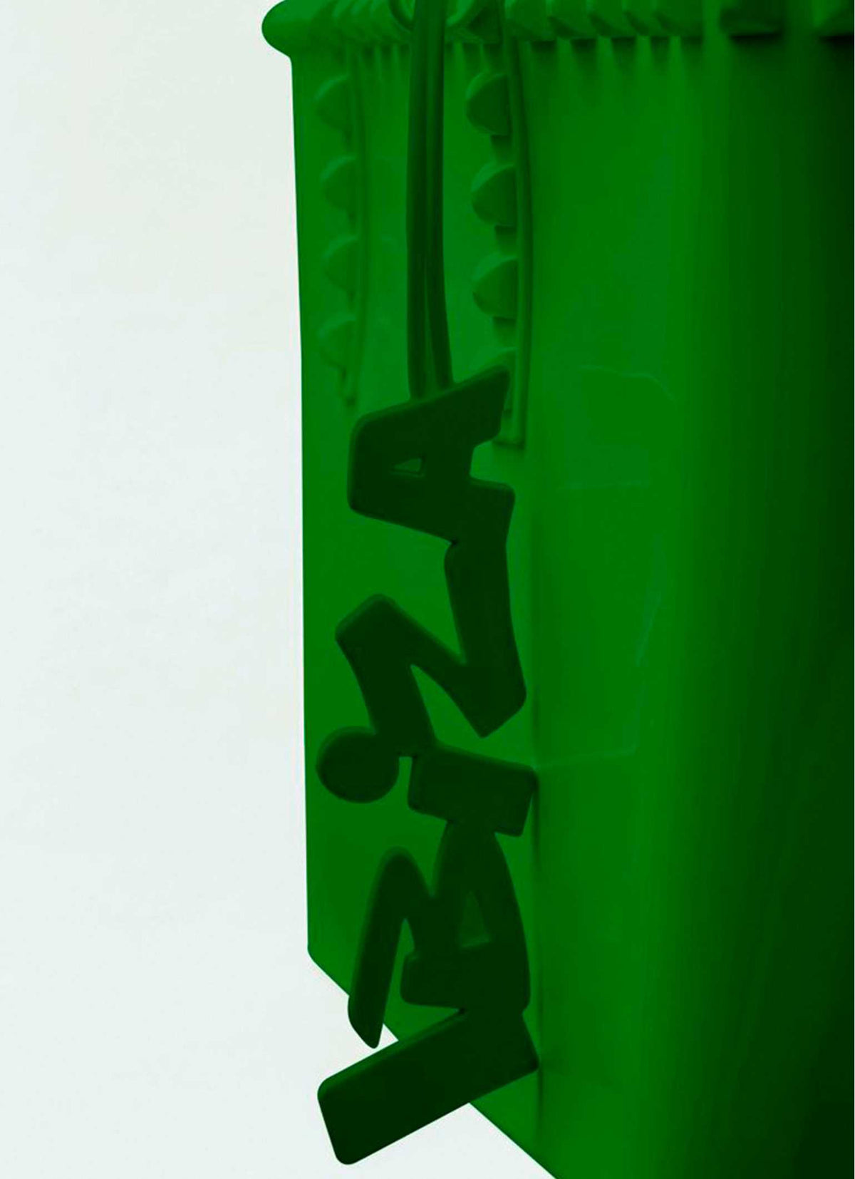 Green Carmen Sol Ibiza jelly tote bag charmS