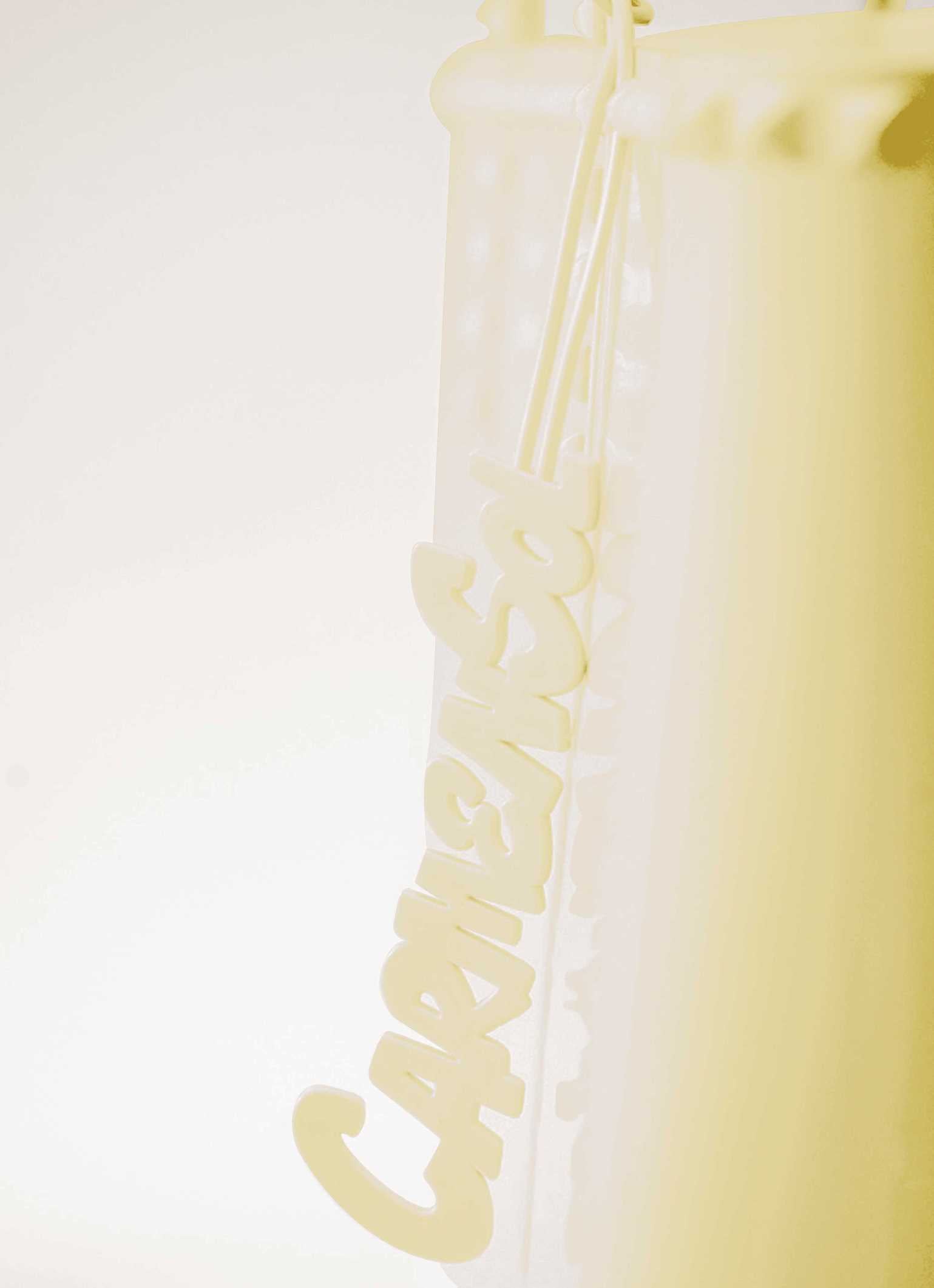 Rose scented Carmen Sol jelly charm purses in color baby yellow on sale