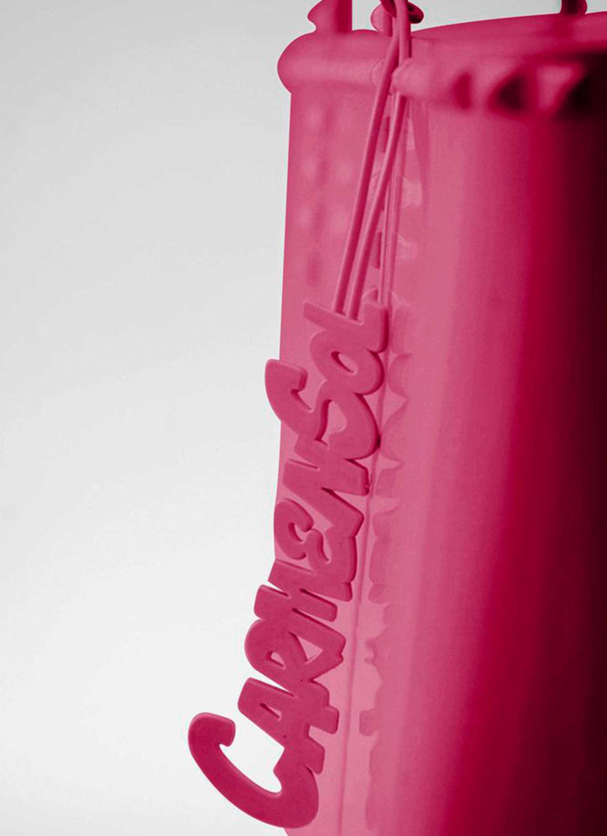 Waterproof Carmen Sol jelly charm purses in color fuchsia