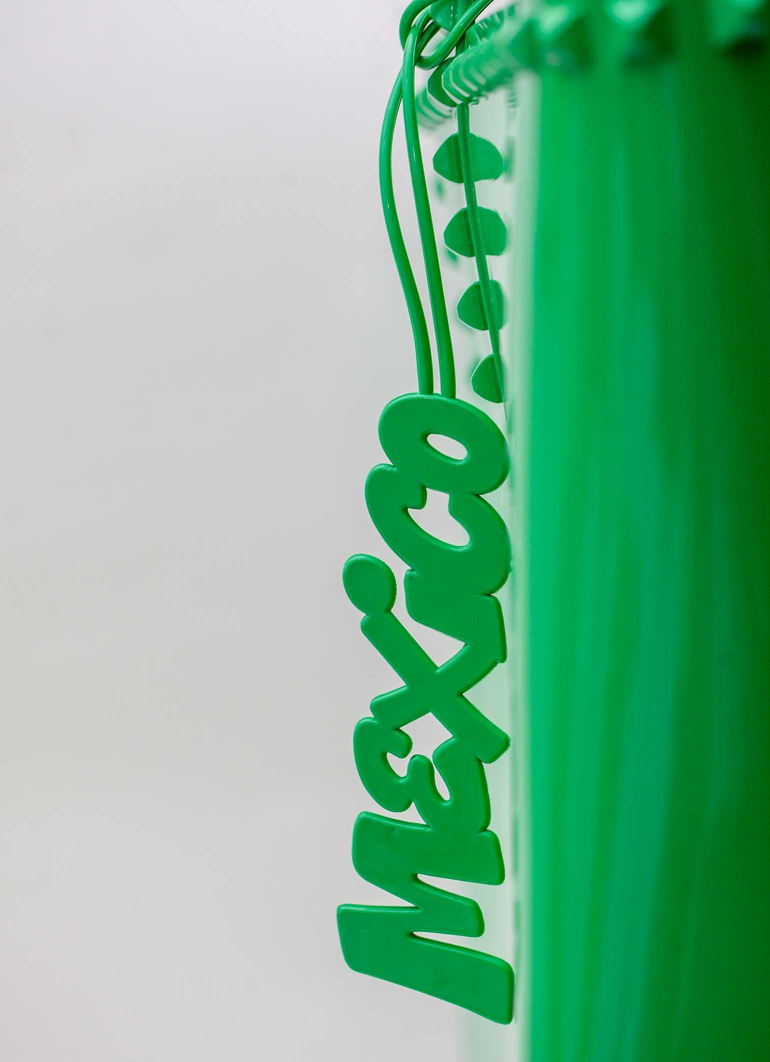 Green Carmen Sol Mexico jelly purse charms