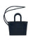 Navy blue tiny tote shaped purse charms from Carmen Sol