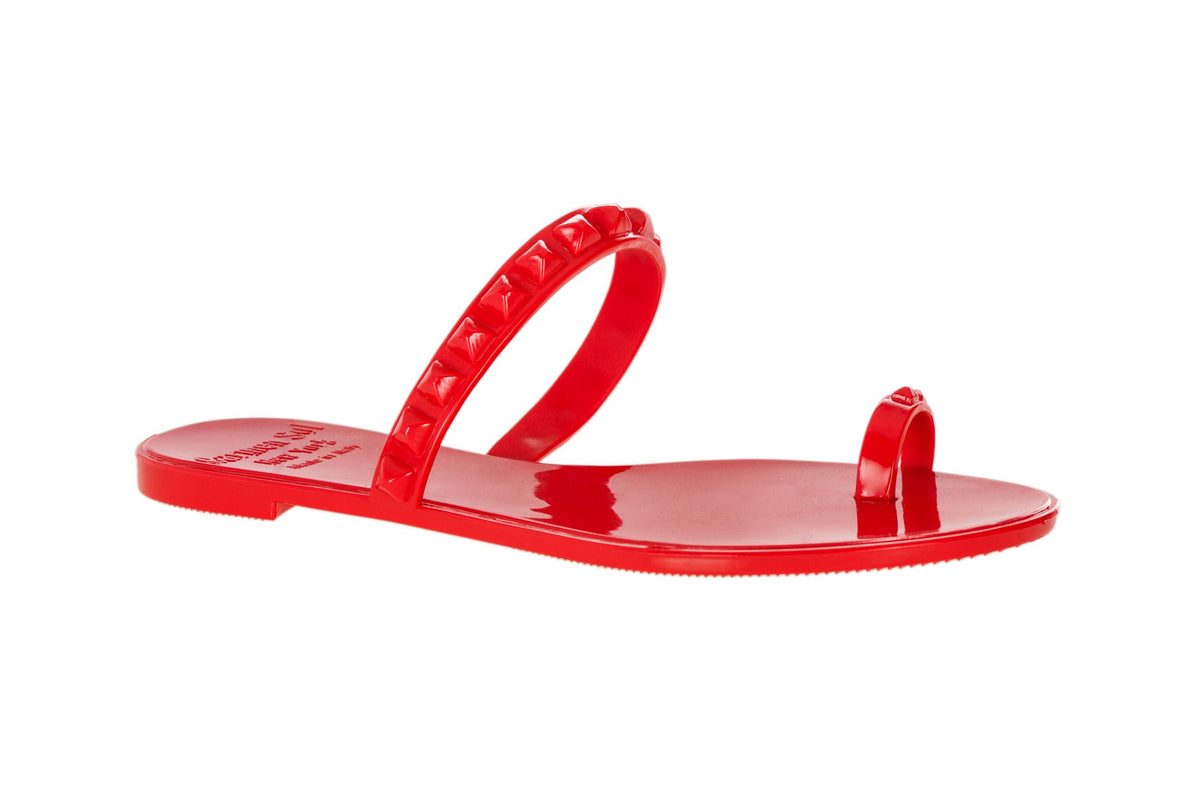 Water resistant Carmen Sol womens jelly sandals 