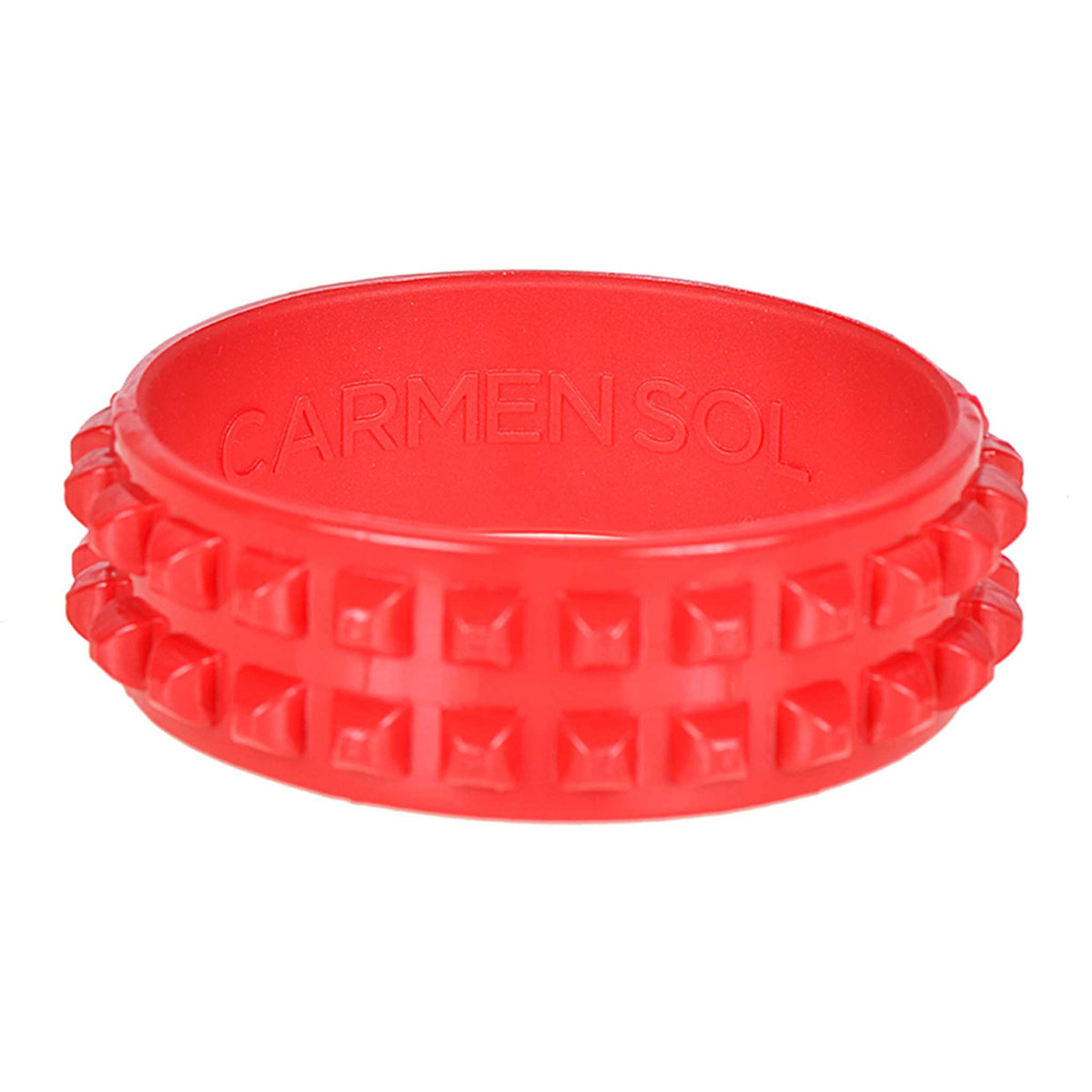 Red bracelets in jelly for Valentine