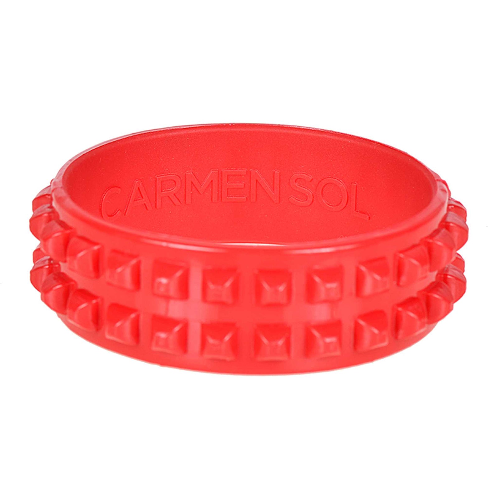 Red bracelets in jelly for Valentine